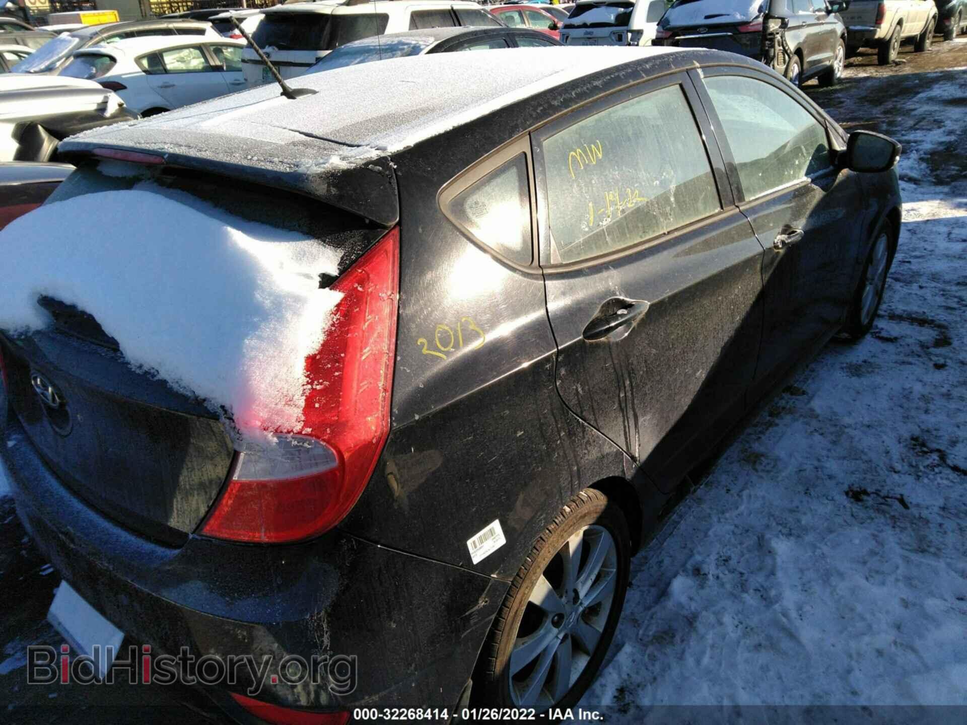 2013 HYUNDAI ACCENT - VIN: KMHCU5AE2DU066715 - Фото 4