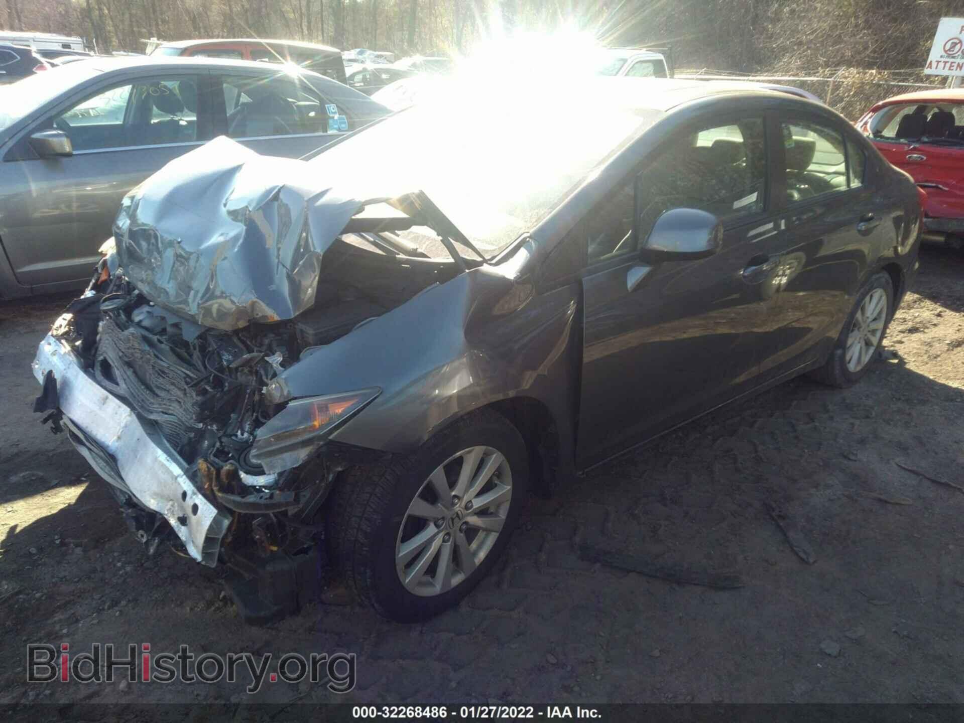 2012 HONDA CIVIC SDN - VIN: 2HGFB2F86CH553461 - Фото 2