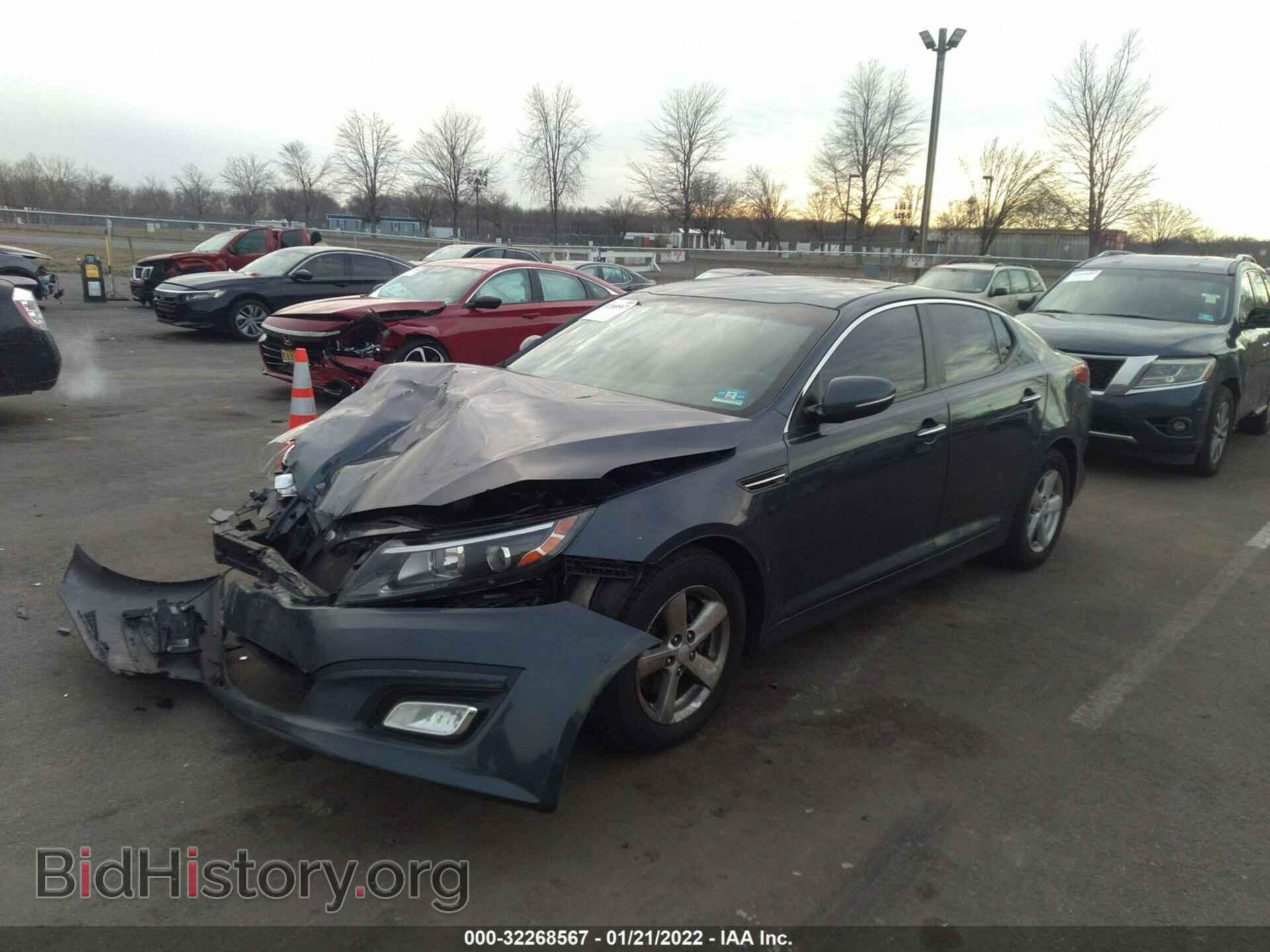 2015 KIA OPTIMA - VIN: KNAGM4A77F5557597 - Фото 2