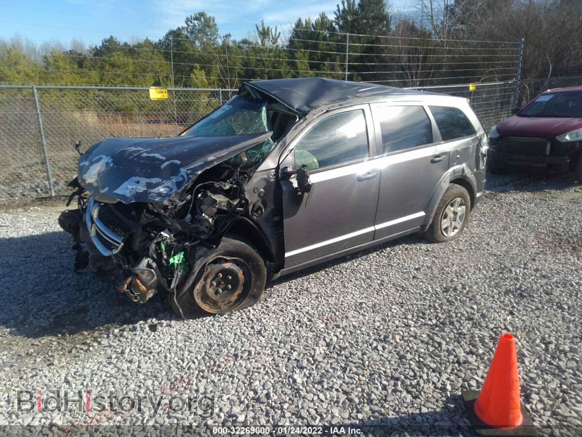 2012 DODGE JOURNEY - VIN: 3C4PDCAB8CT389191 - Фото 2