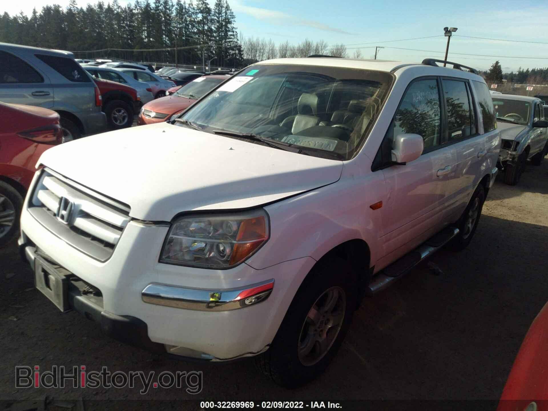 2006 HONDA PILOT - VIN: 2HKYF18576H557958 - Фото 2