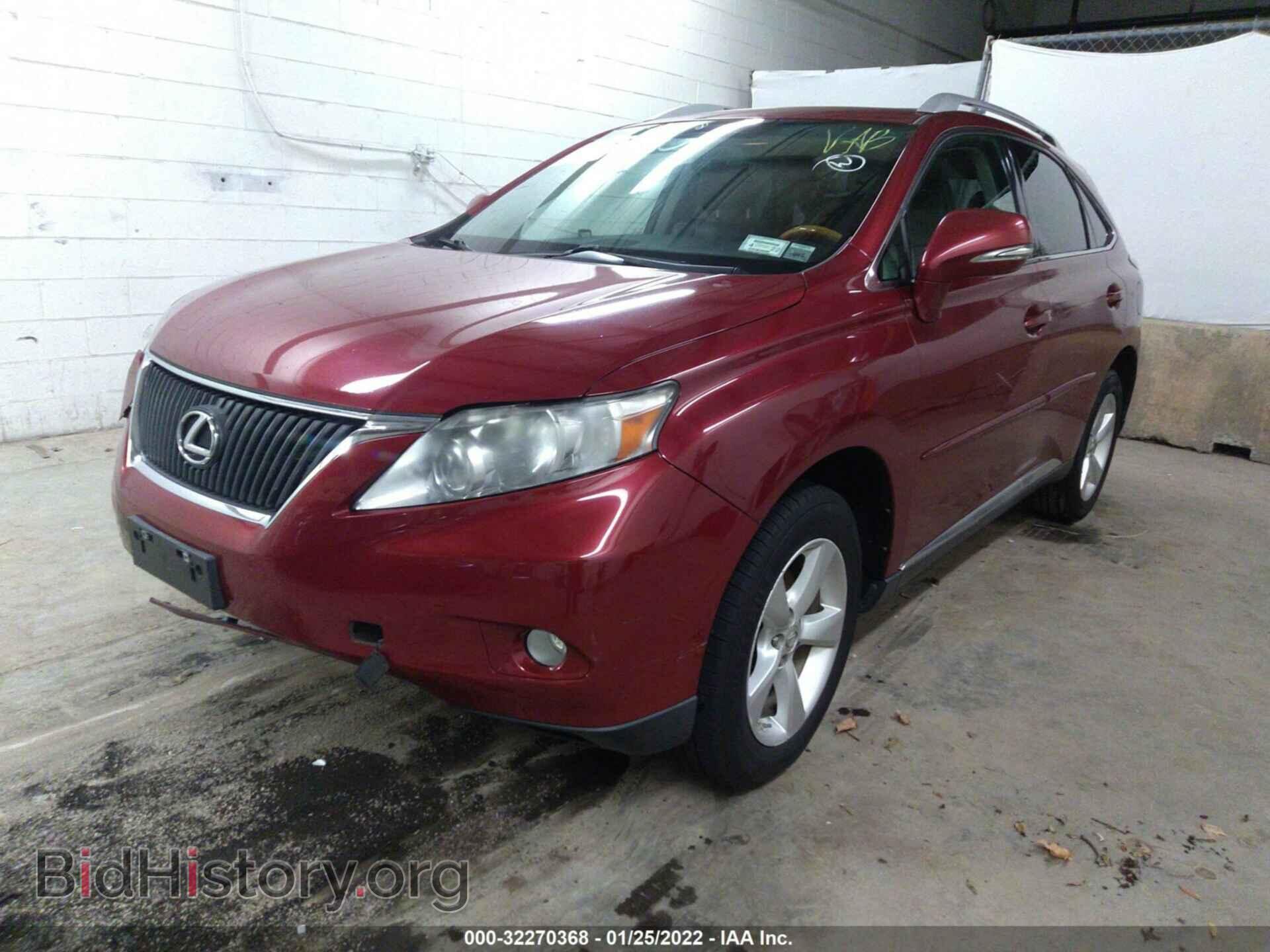 2011 LEXUS RX 350 - VIN: 2T2BK1BA9BC087397 - Фото 2