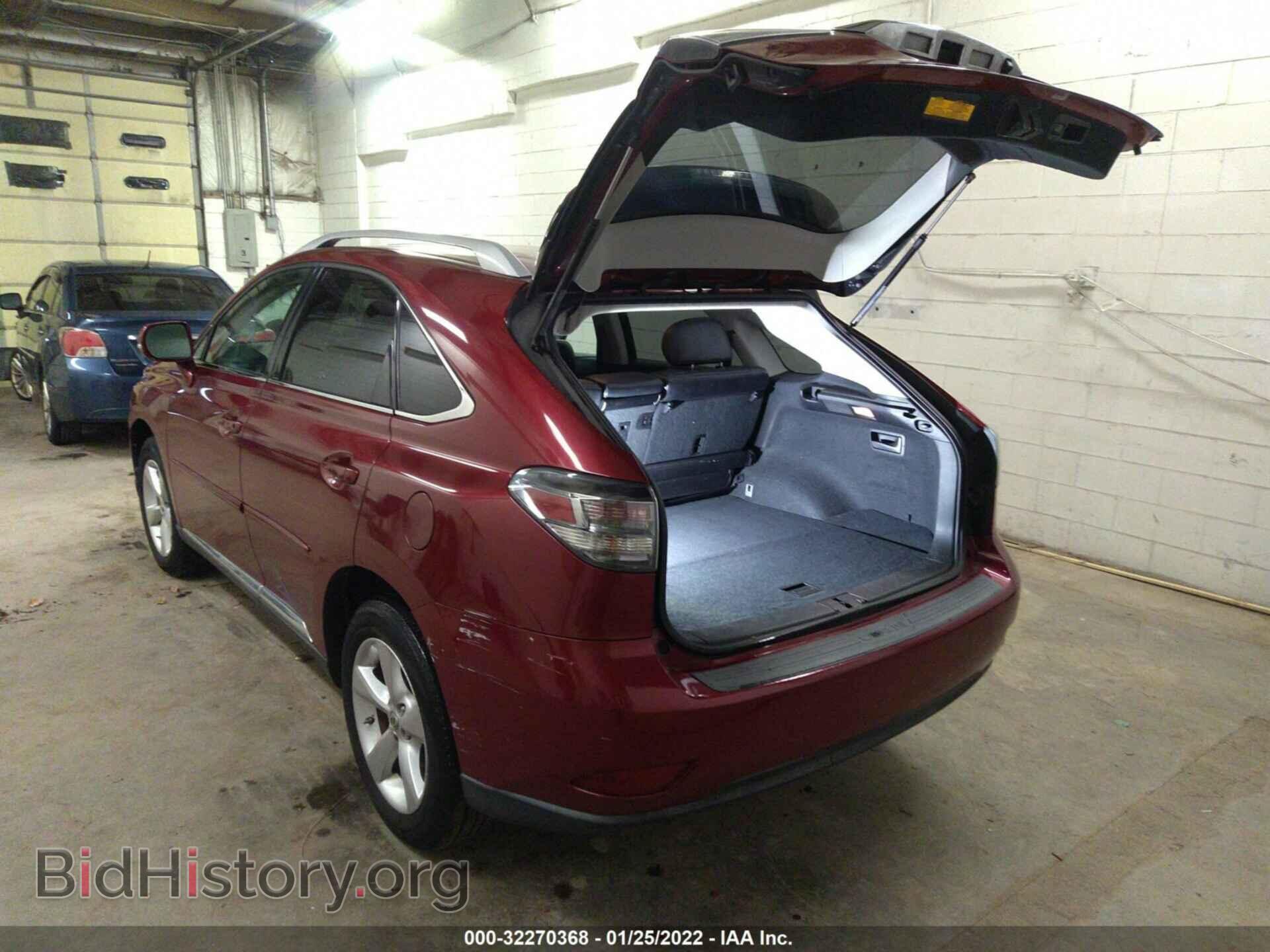 2011 LEXUS RX 350 - VIN: 2T2BK1BA9BC087397 - Фото 3