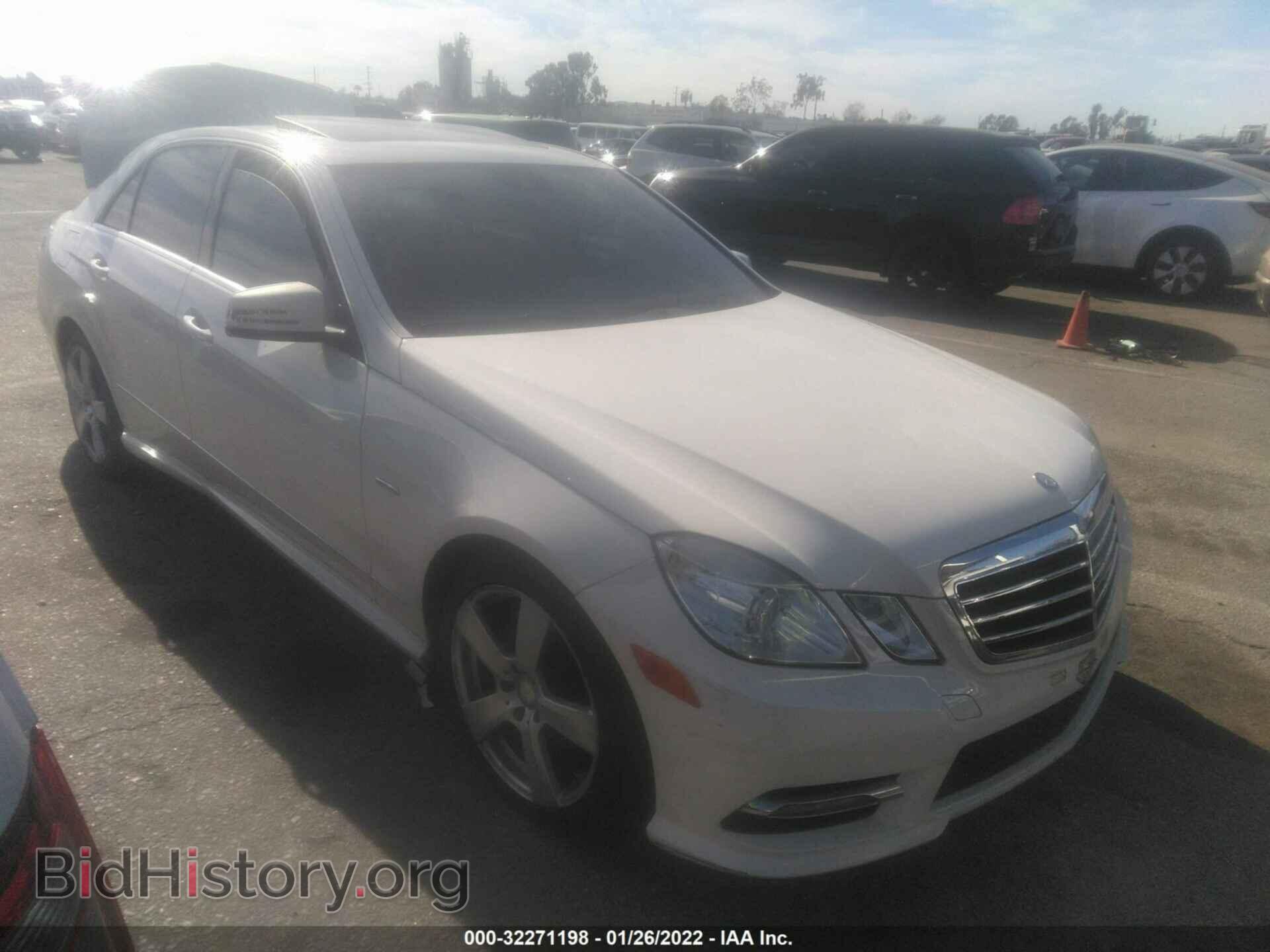 Фотография WDDHF5KB7CA597939 - MERCEDES-BENZ E-CLASS 2012