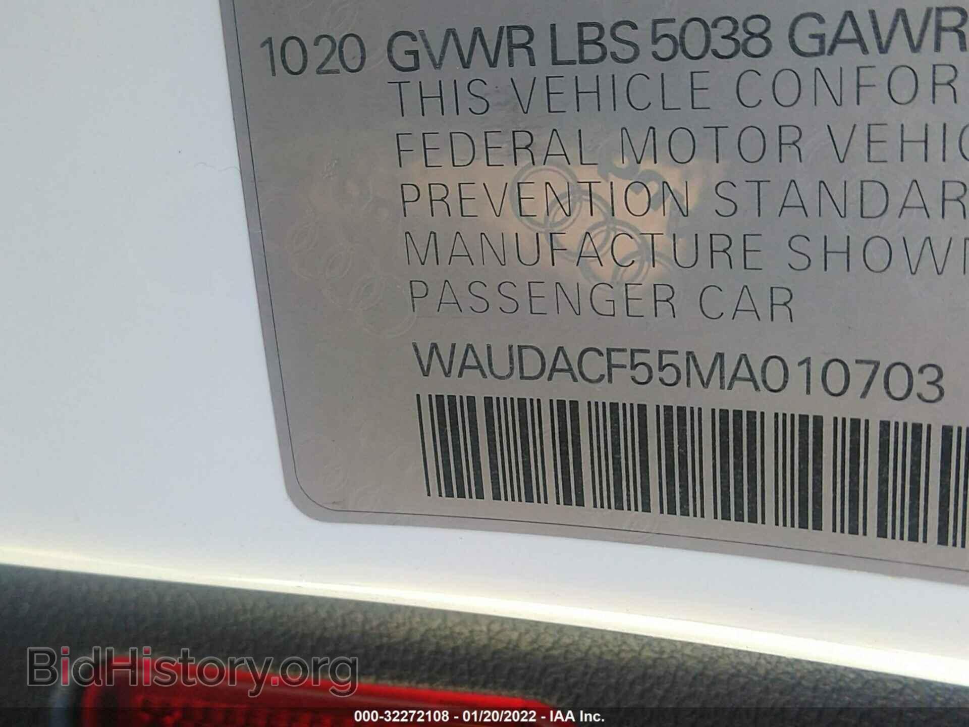 2021 AUDI A5 SPORTBACK - VIN: WAUDACF55MA010703 - Photo 9