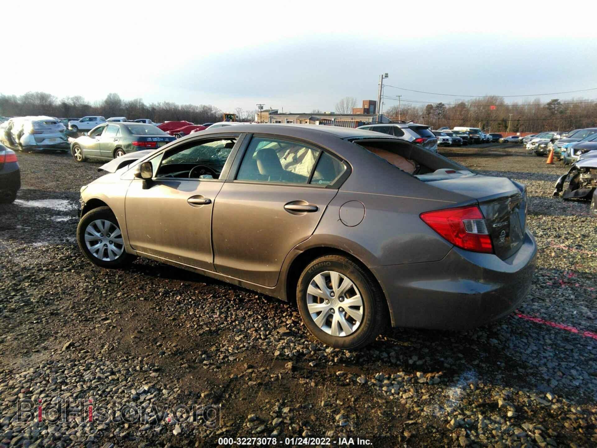 2012 HONDA CIVIC SDN - VIN: 19XFB2F59CE334185 - Фото 3