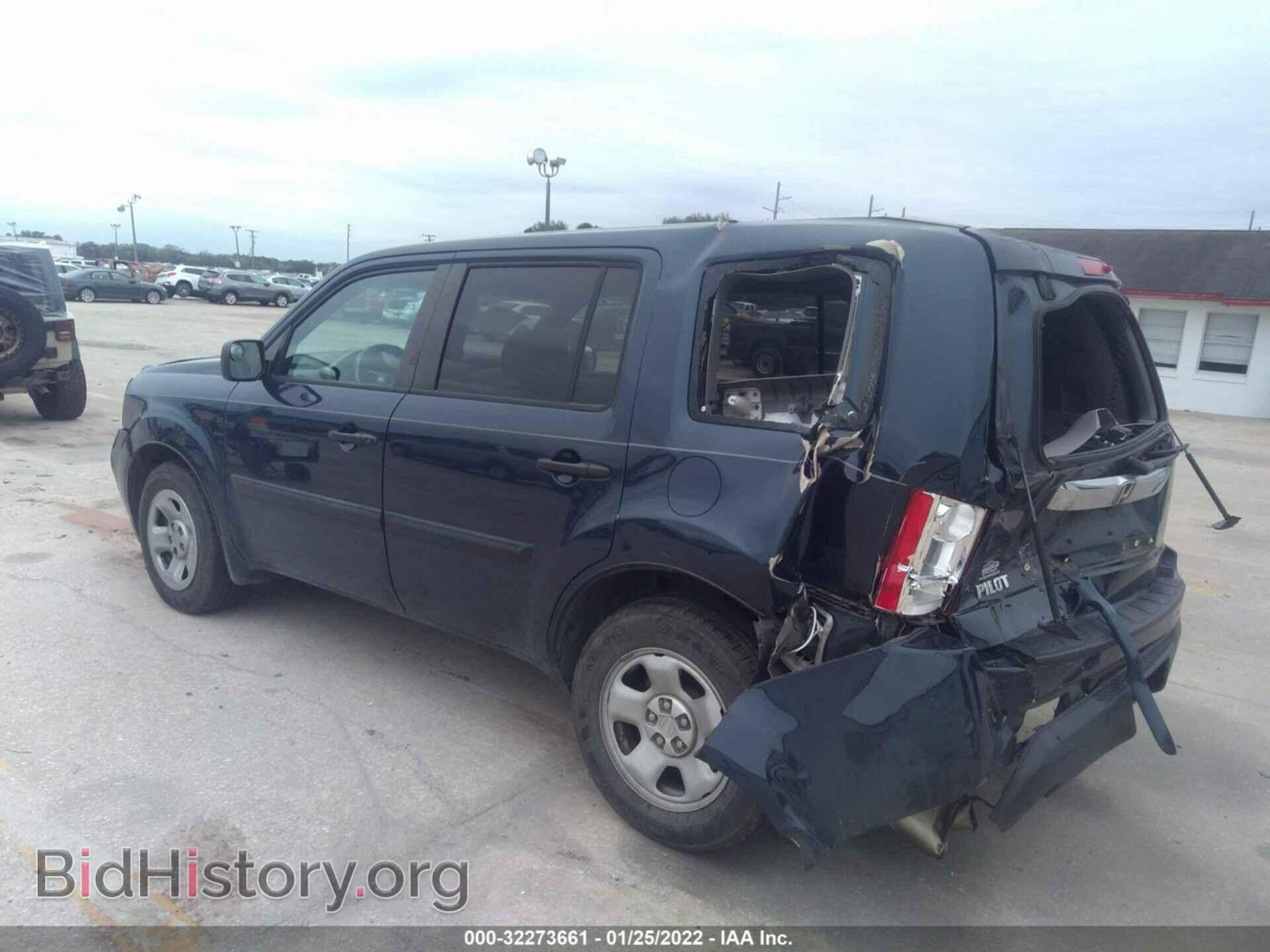 2012 HONDA PILOT - VIN: 5FNYF3H25CB030657 - Фото 3