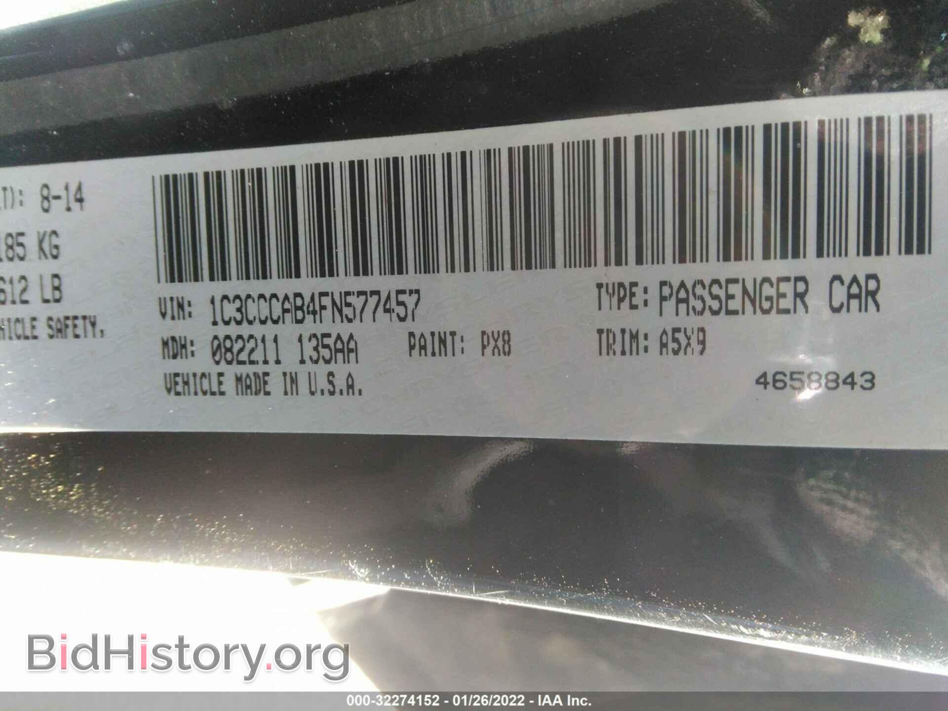 2015 CHRYSLER 200 - VIN: 1C3CCCAB4FN577457 - Photo 9