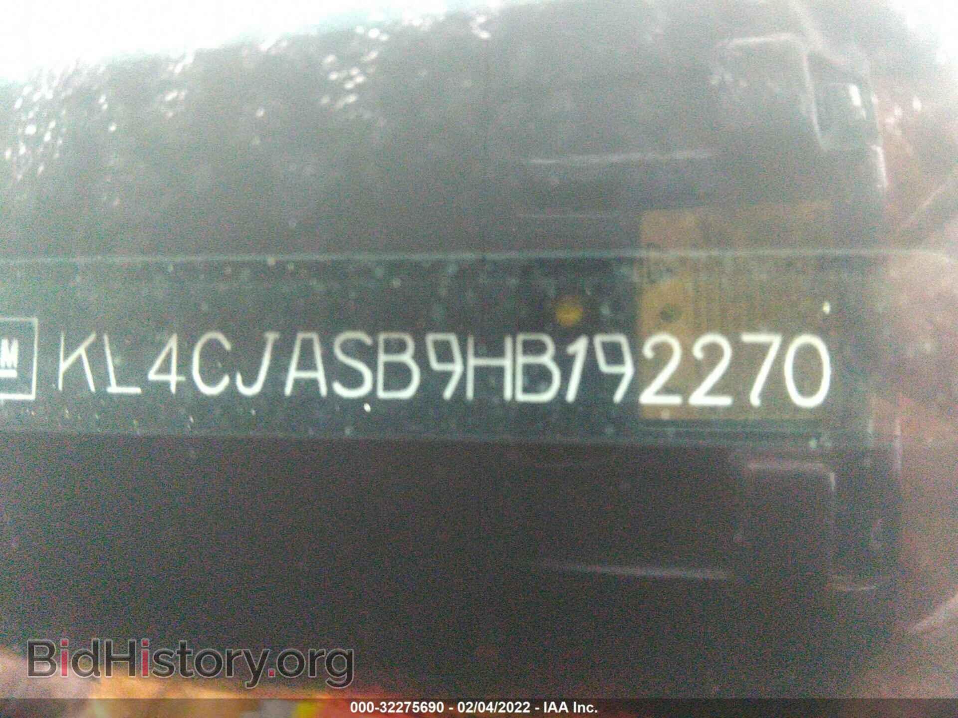 2017 BUICK ENCORE - VIN: KL4CJASB9HB192270 - Фото 9