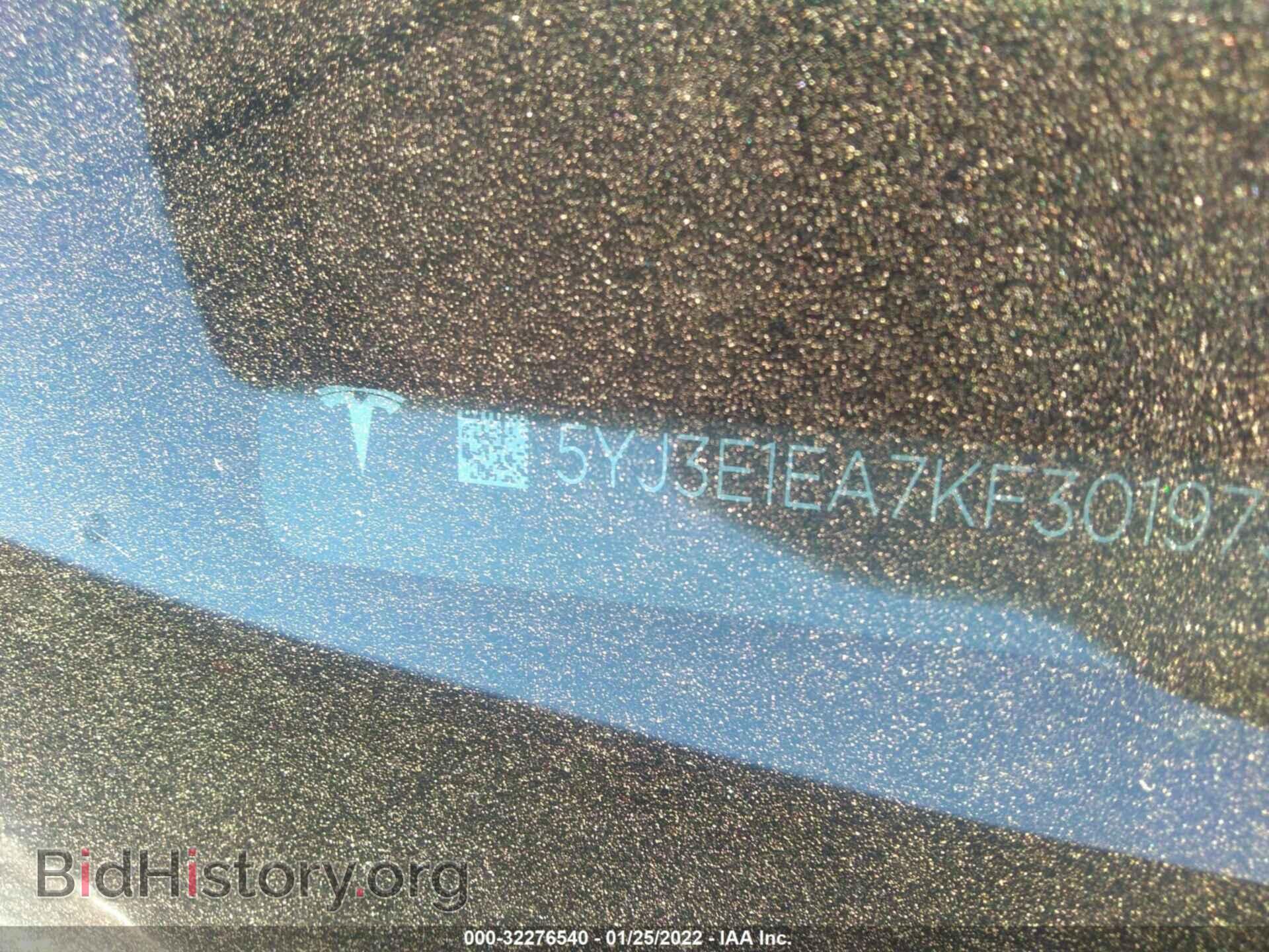 2019 TESLA MODEL 3 - VIN: 5YJ3E1EA7KF301973 - Photo 9