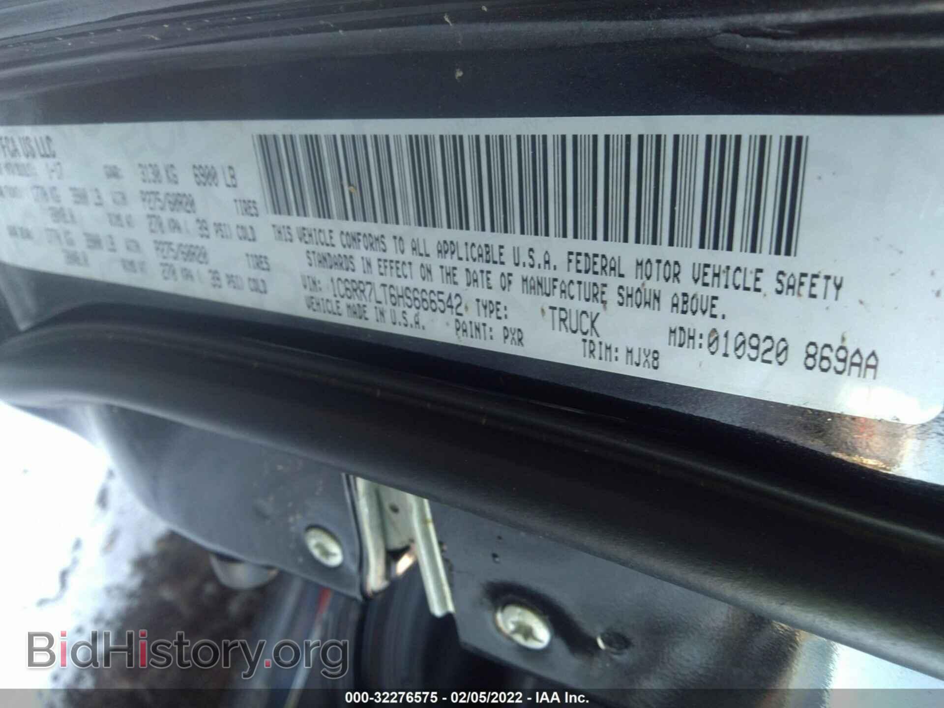 2017 RAM 1500 - VIN: 1C6RR7LT6HS666542 - Photo 9
