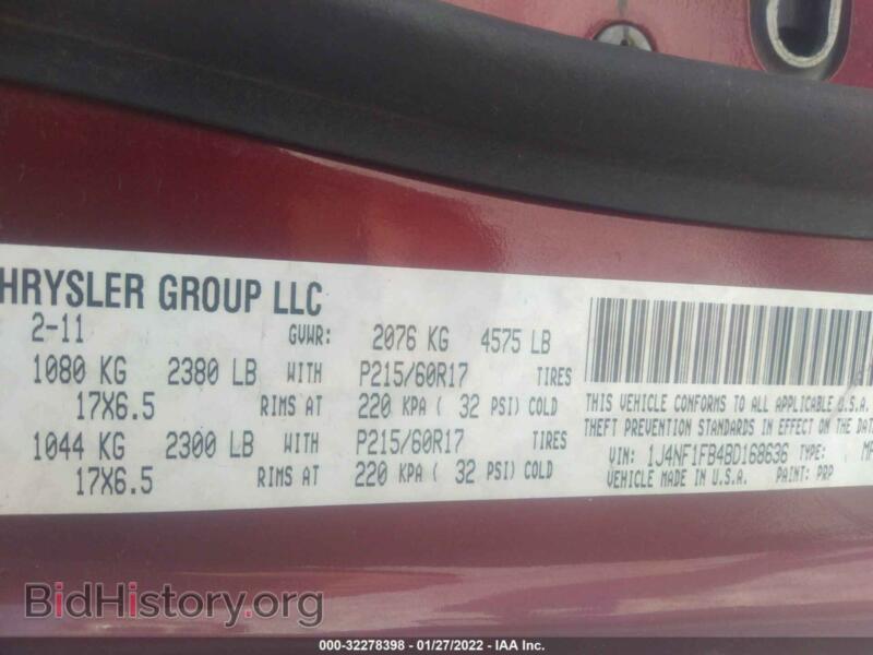 2011 Jeep COMPASS (VIN 1J4NF1FB4BD168636) — photo 9 of 11