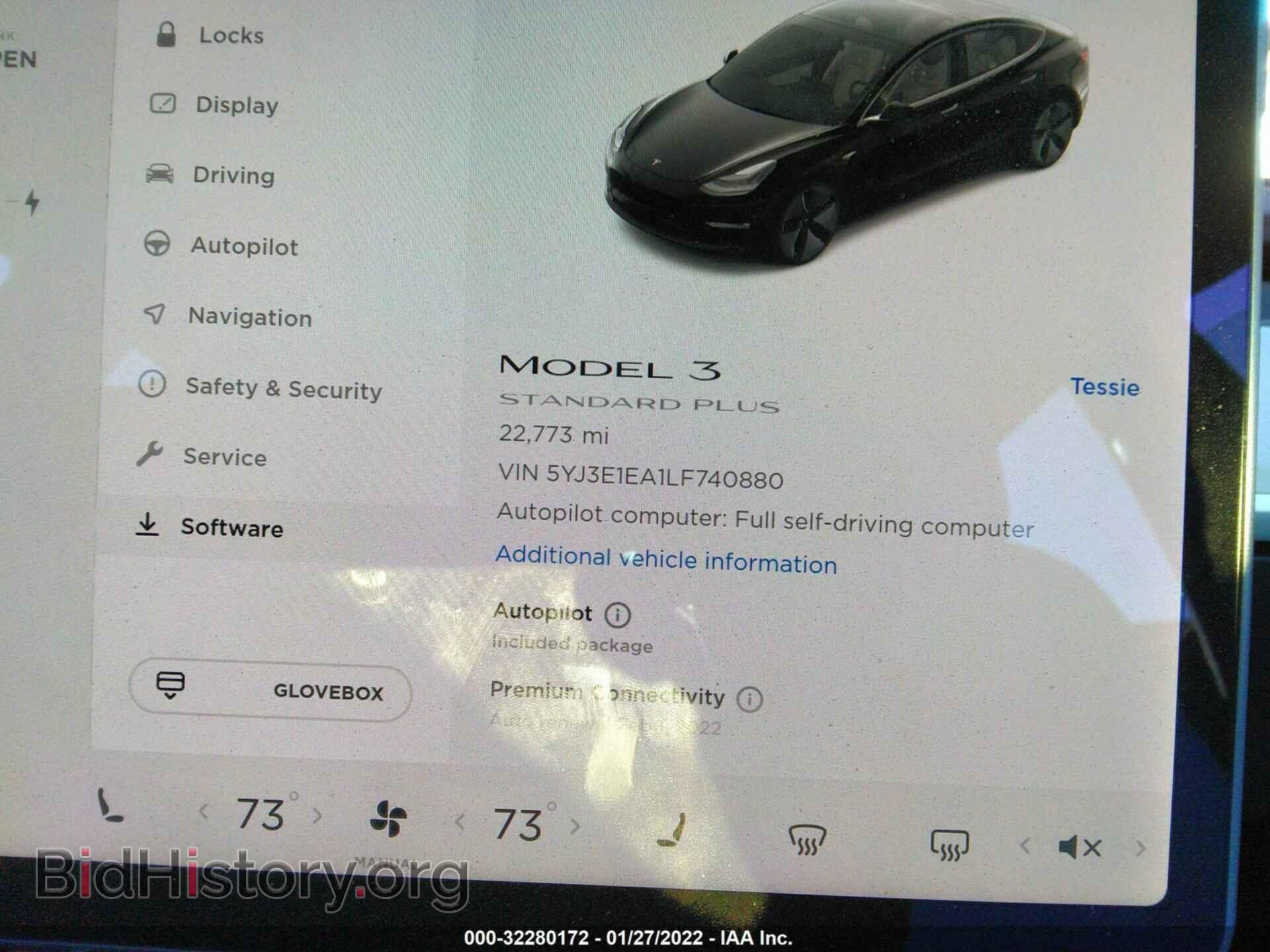 2020 TESLA MODEL 3 - VIN: 5YJ3E1EA1LF740880 - Photo 7