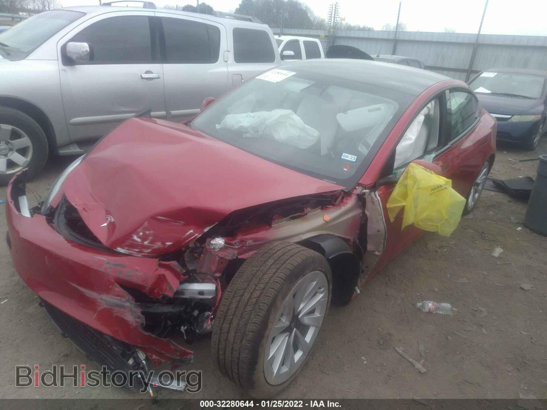 2021 TESLA MODEL 3 - VIN: 5YJ3E1EA5MF045691 - Фото 2
