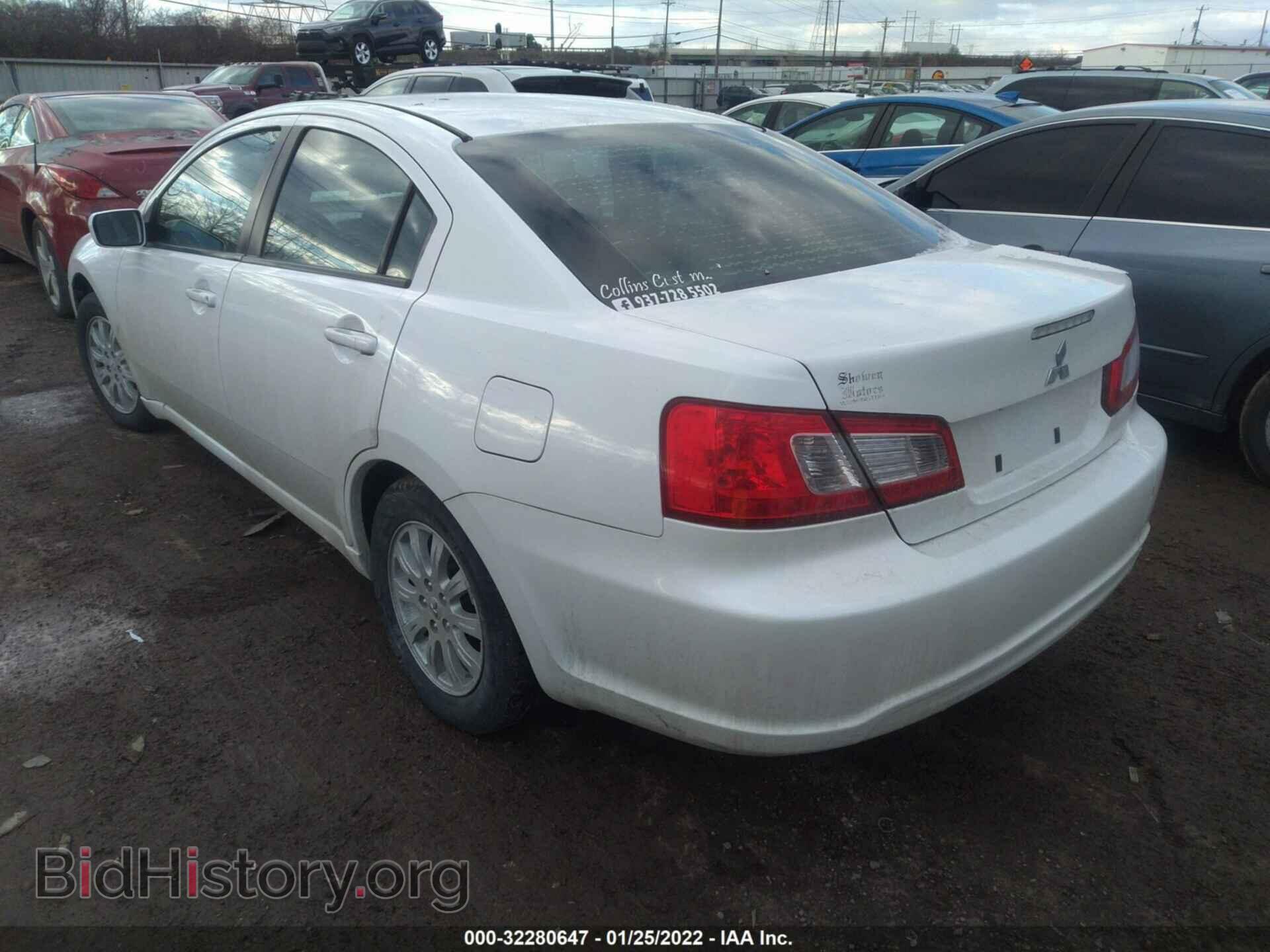 2012 MITSUBISHI GALANT - VIN: 4A32B2FF2CE007322 - Фото 3