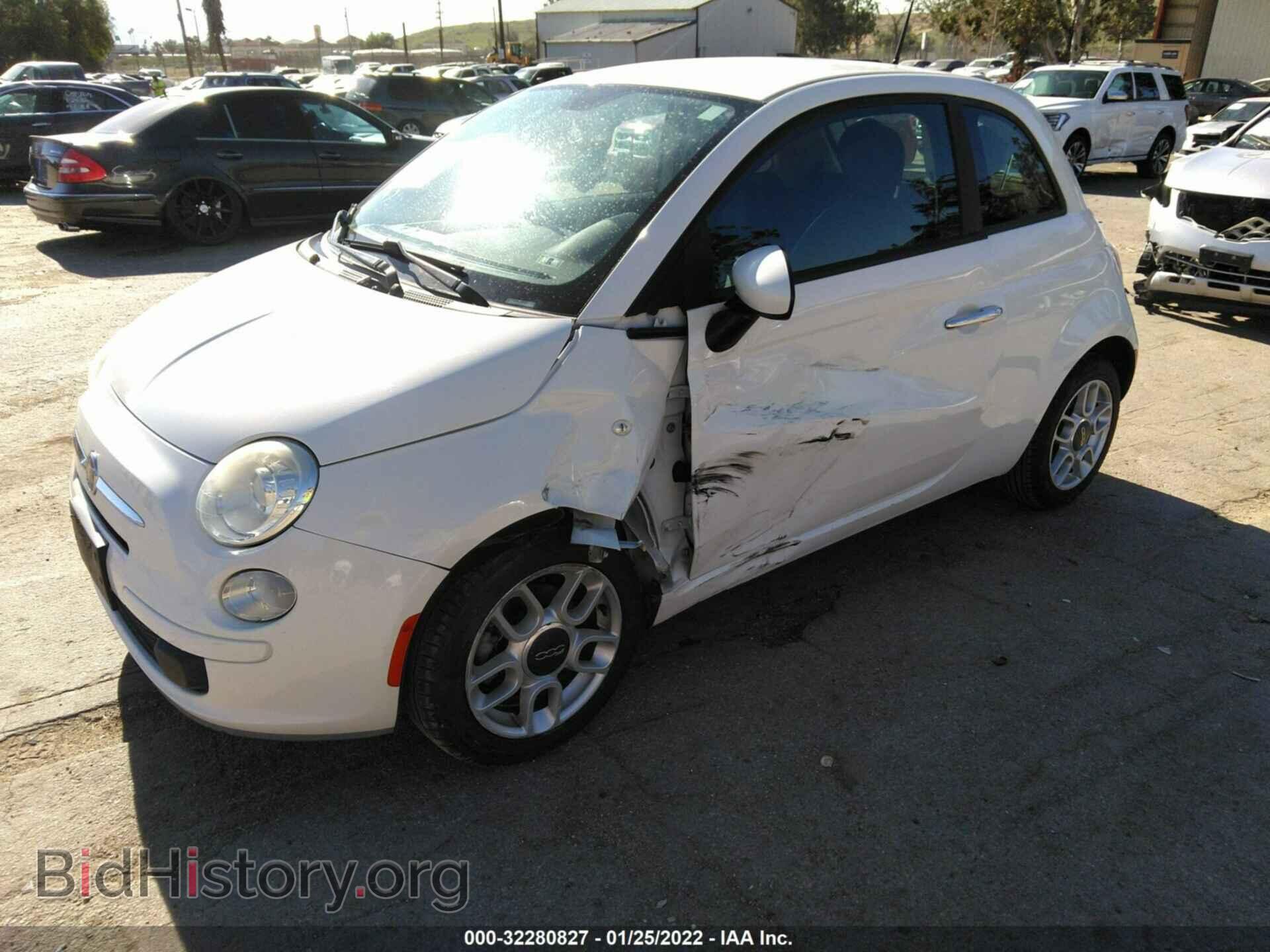 2012 FIAT 500 - VIN: 3C3CFFAR9CT288902 - Фото 2