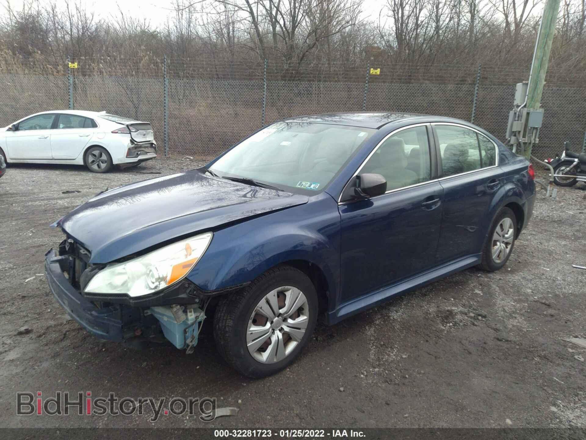 2010 SUBARU LEGACY - VIN: 4S3BMBA68A3219901 - Фото 2
