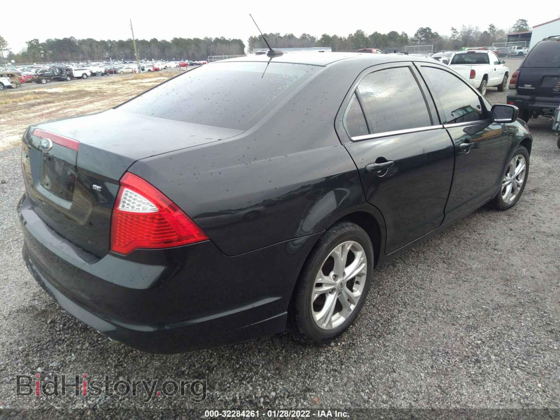 2012 FORD FUSION - VIN: 3FAHP0HA2CR367374 - Фото 4