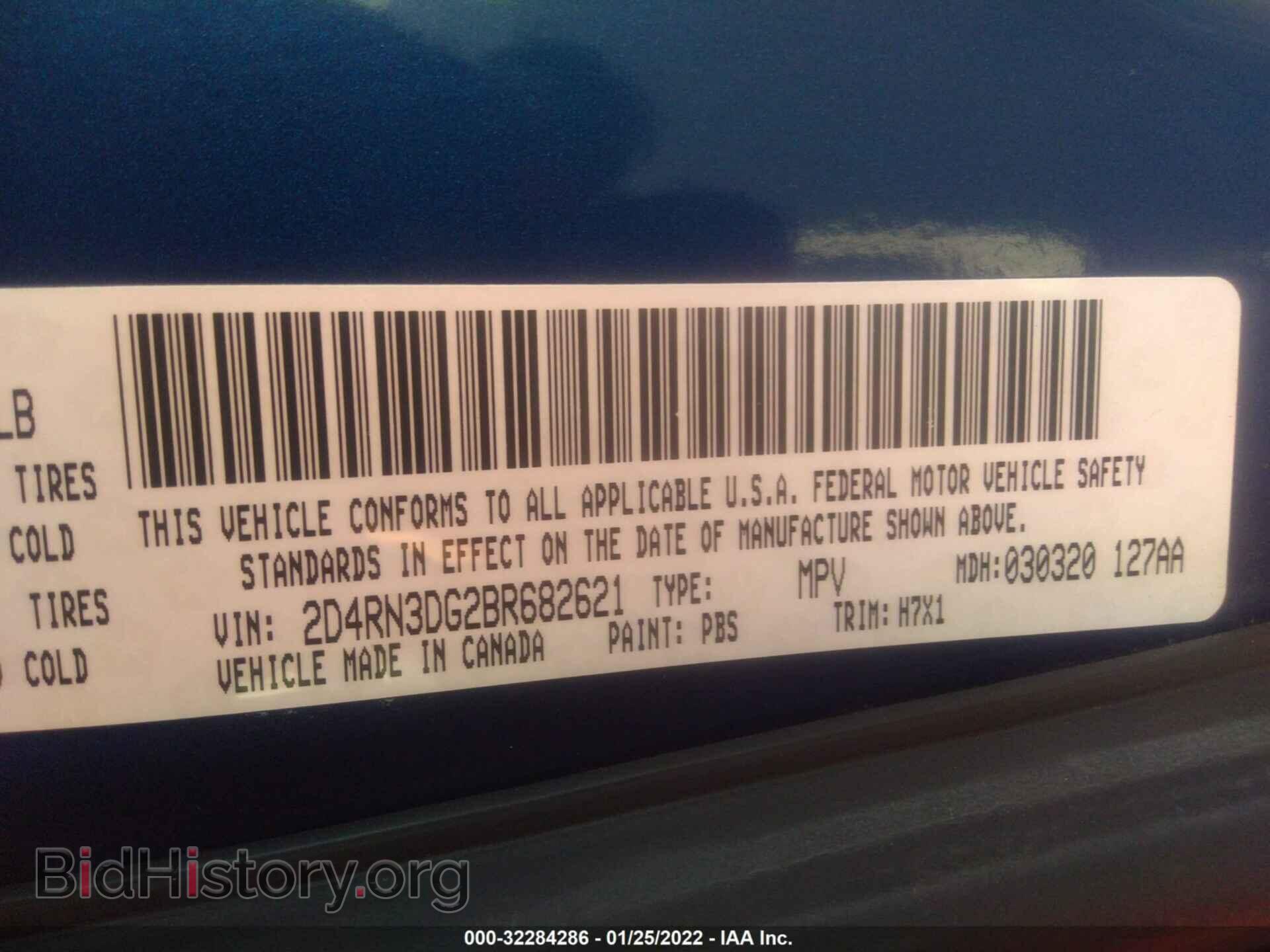 2011 DODGE GRAND CARAVAN - VIN: 2D4RN3DG2BR682621 - Фото 9