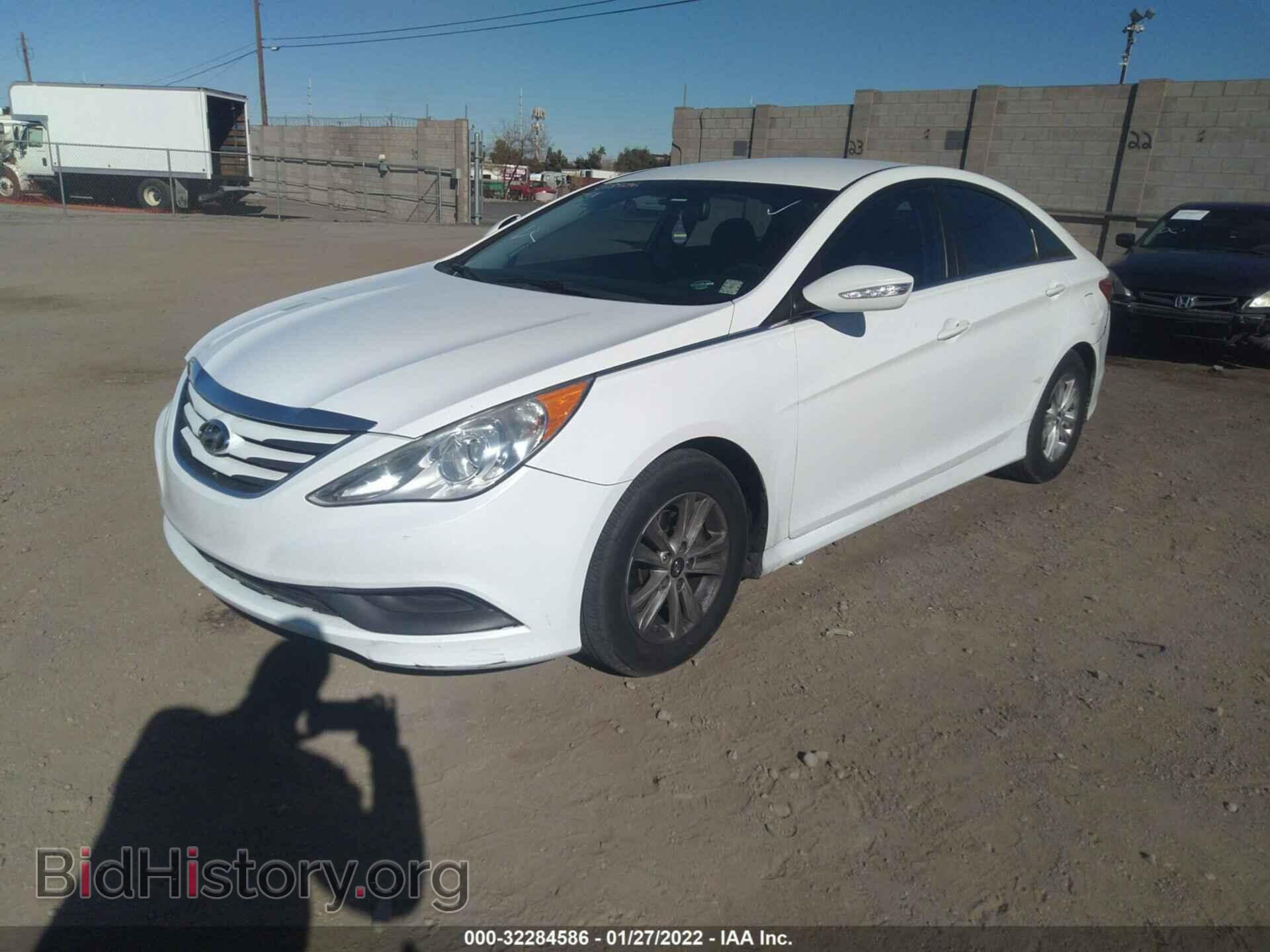 2014 HYUNDAI SONATA - VIN: 5NPEB4AC2EH931433 - Фото 2