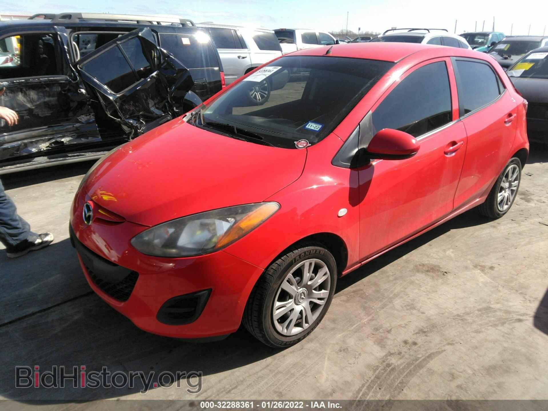 2013 MAZDA MAZDA2 - VIN: JM1DE1KY6D0162703 - Фото 2