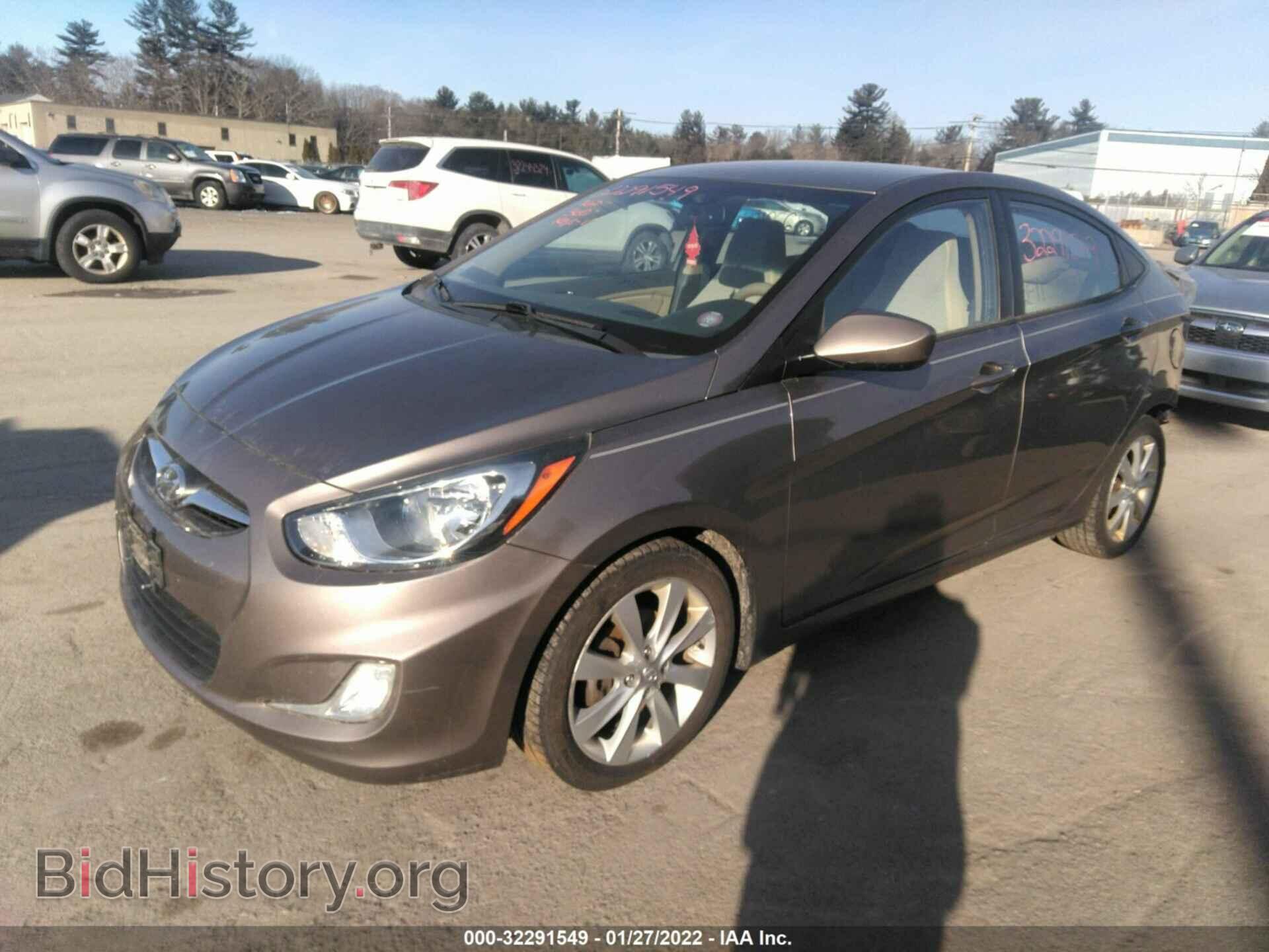 2013 HYUNDAI ACCENT - VIN: KMHCU4AE9DU424046 - Фото 2
