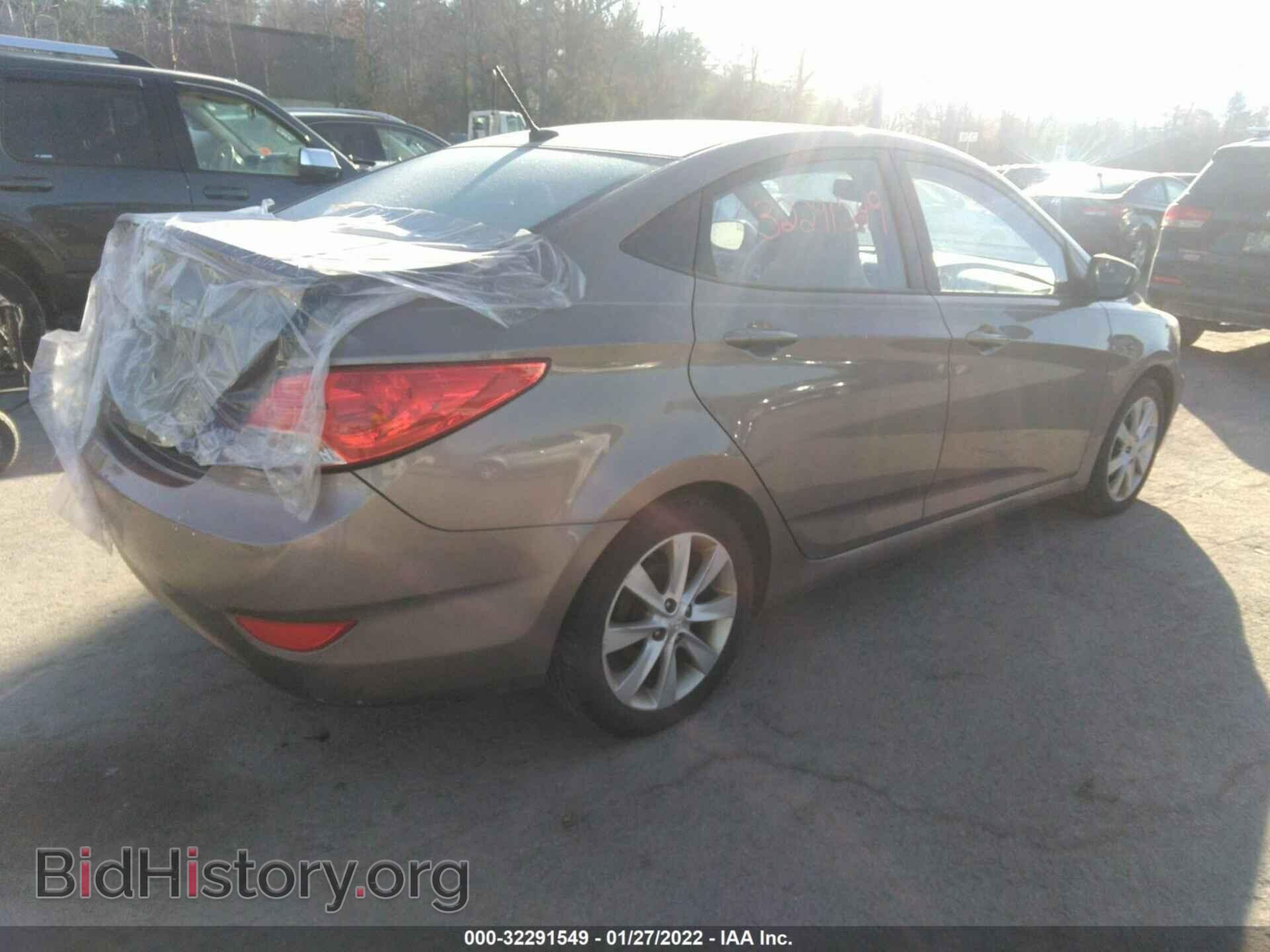 2013 HYUNDAI ACCENT - VIN: KMHCU4AE9DU424046 - Фото 4