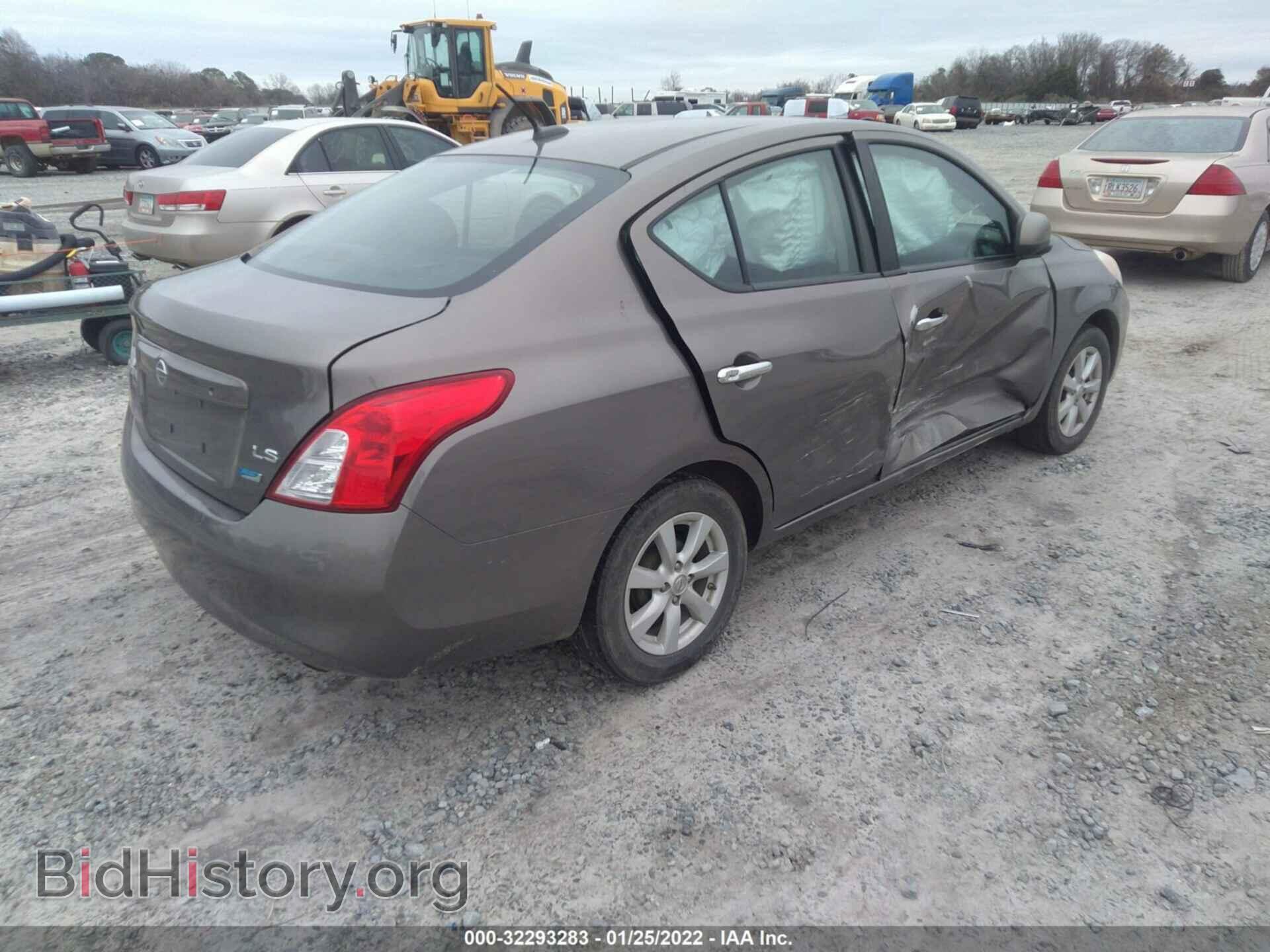 2012 NISSAN VERSA - VIN: 3N1CN7AP1CL826563 - Фото 4