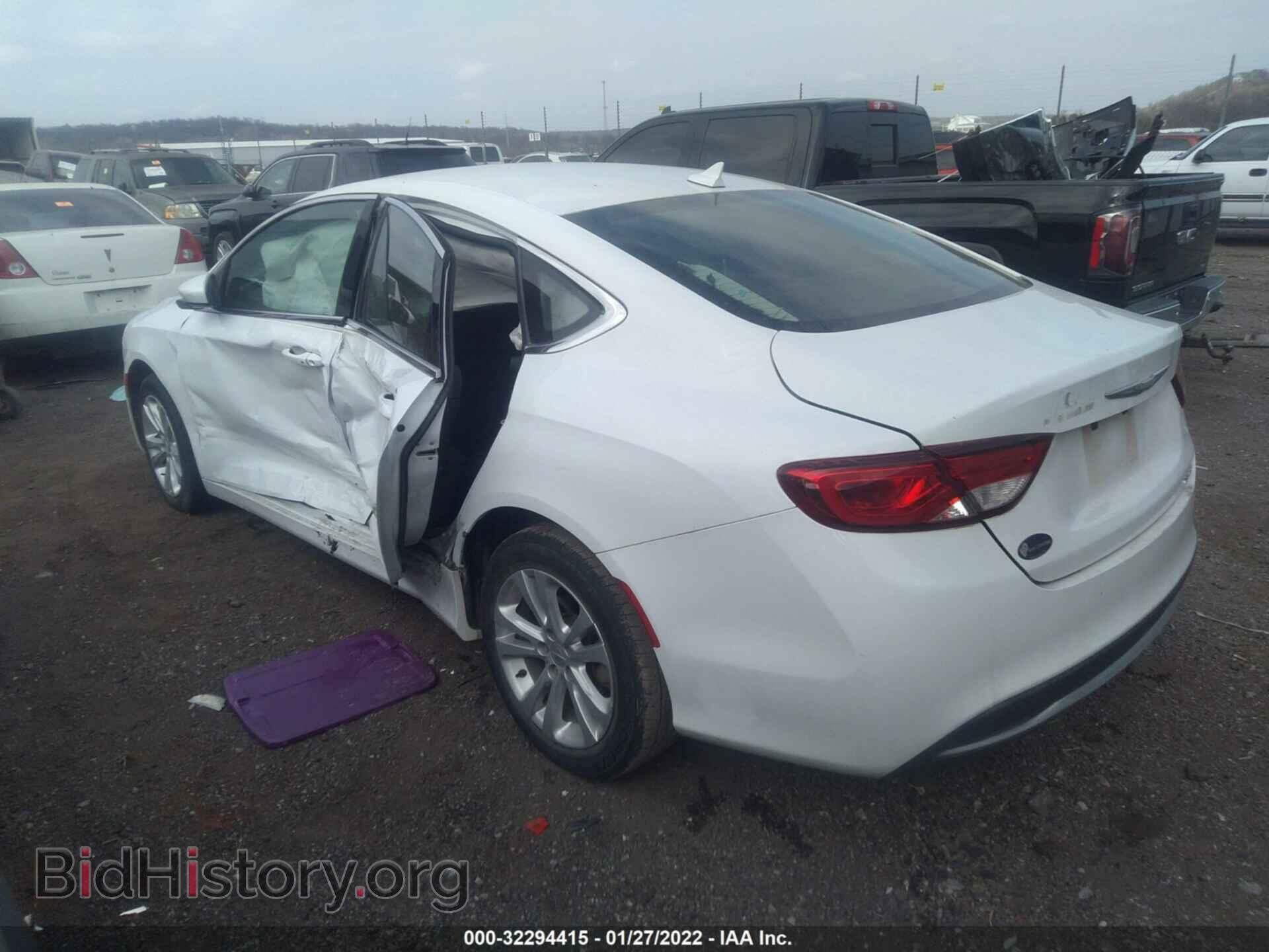 2016 CHRYSLER 200 - VIN: 1C3CCCAB3GN169937 - Фото 3