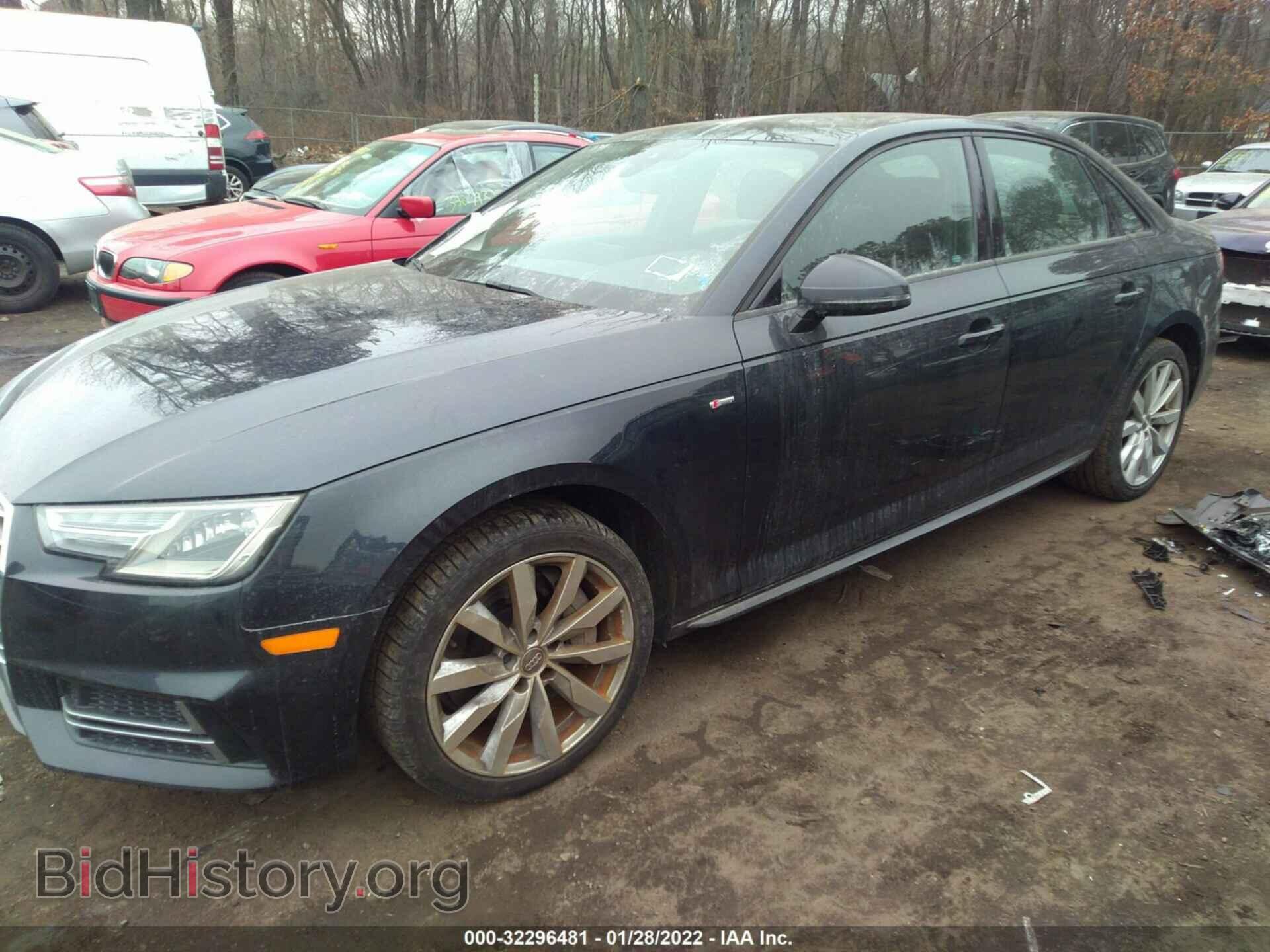 2018 AUDI A4 - VIN: WAUDNAF4XJA058435 - Фото 2