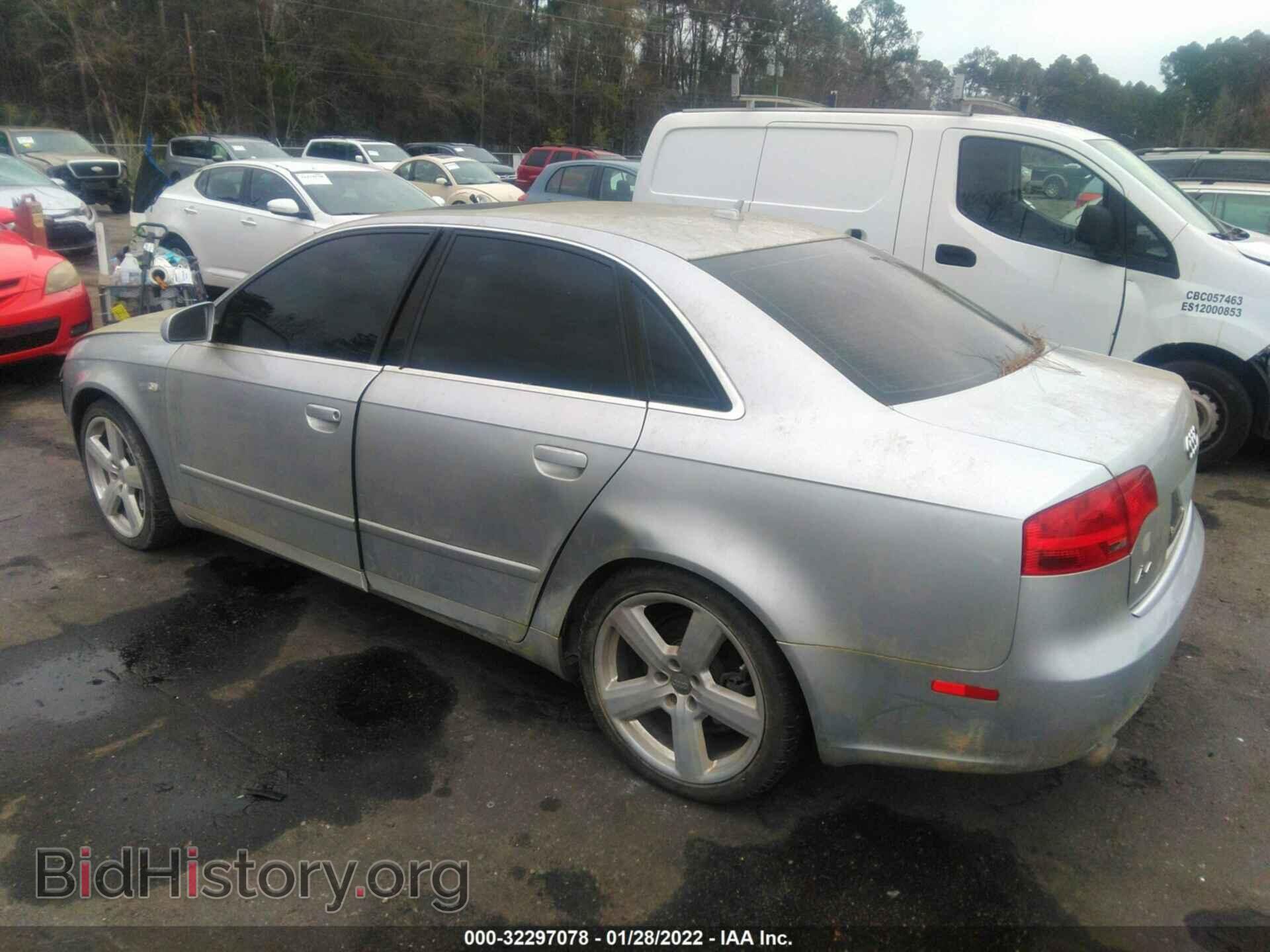 2007 AUDI A4 - VIN: WAUAF78EX7A052247 - Фото 3