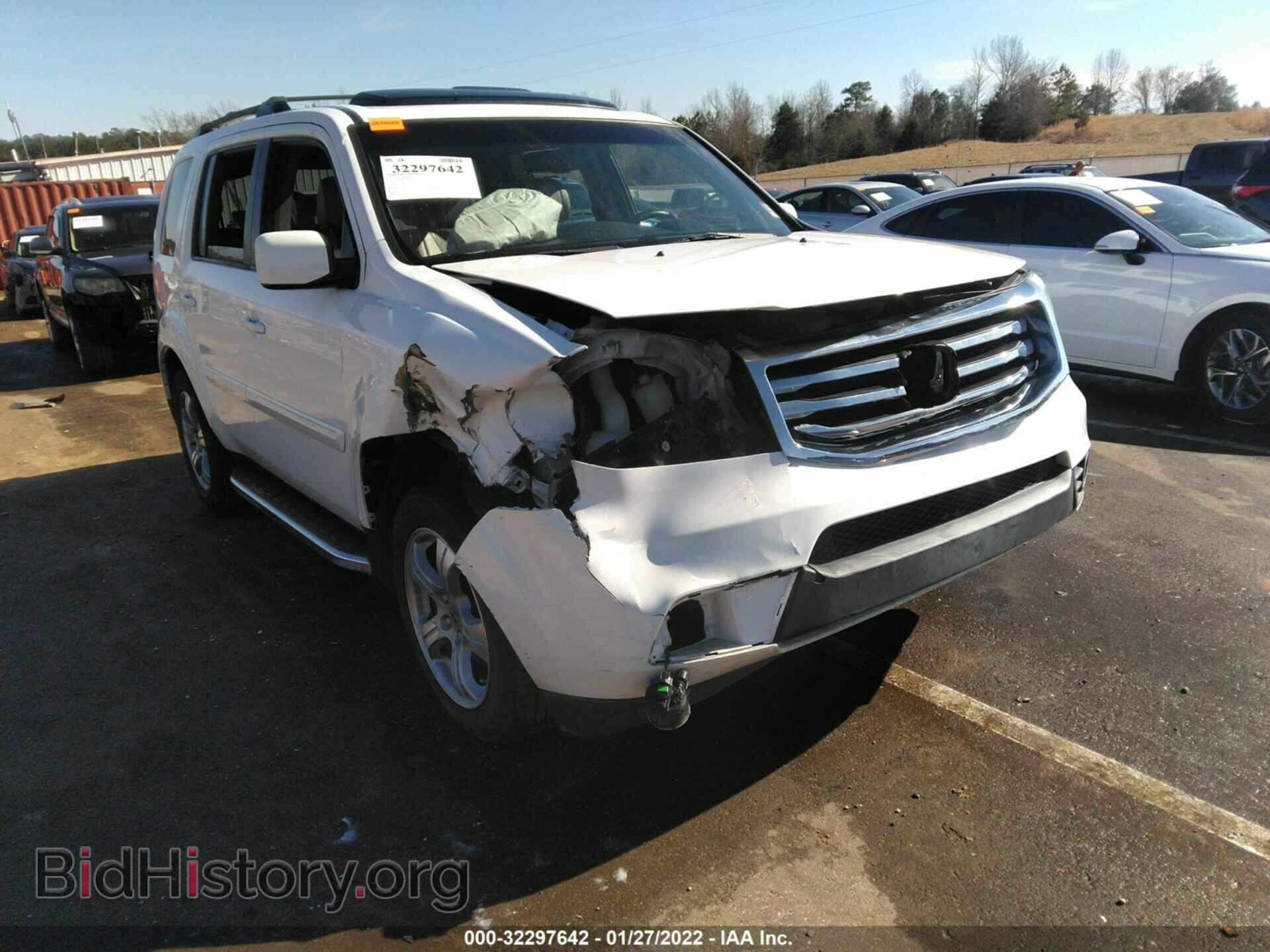 Photo 5FNYF3H54CB042373 - HONDA PILOT 2012