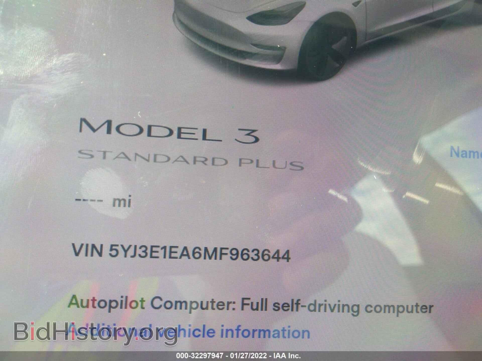 2021 TESLA MODEL 3 - VIN: 5YJ3E1EA6MF963644 - Photo 7