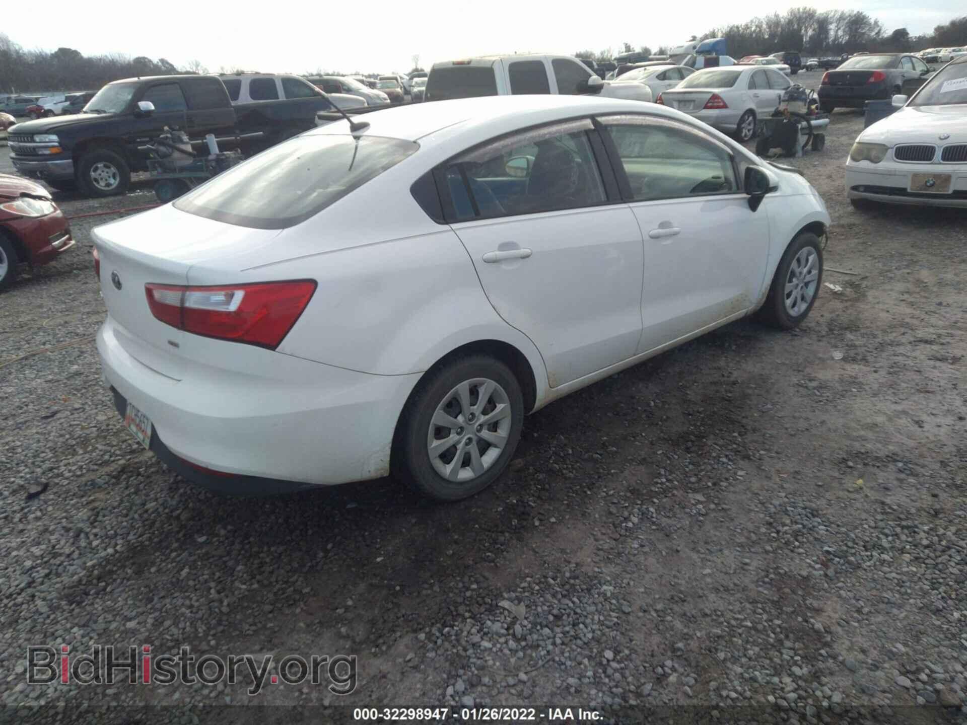 2016 KIA RIO - VIN: KNADM4A38G6640001 - Фото 4