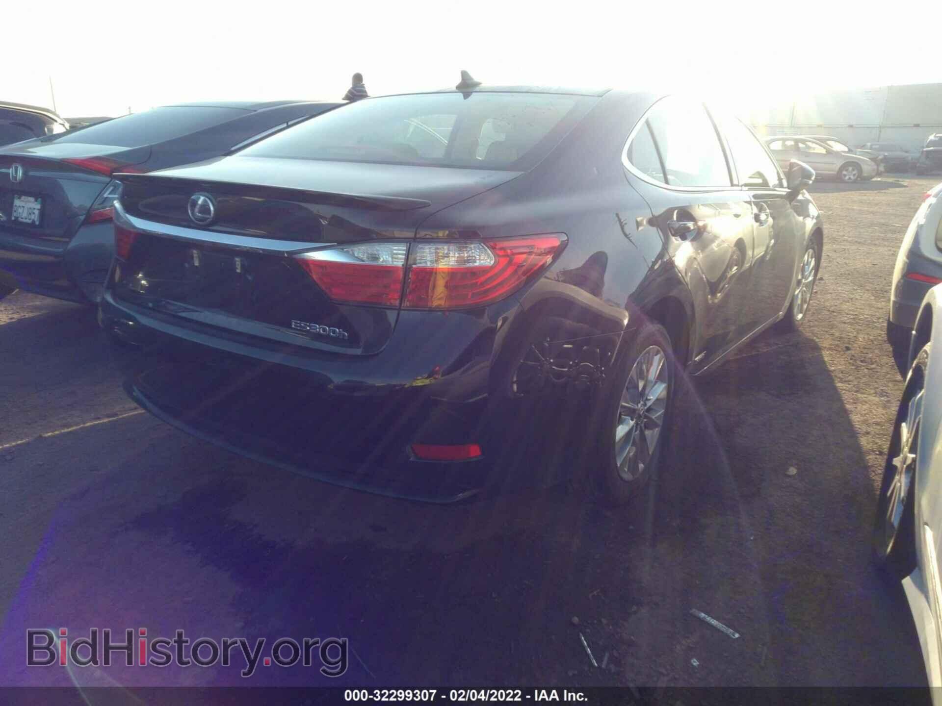 2013 LEXUS ES 300H - VIN: JTHBW1GG1D2021108 - Фото 4