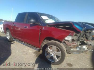 2012 RAM 1500 Lone Star, темно-бордовый — VIN 1C6RD6LT9CS183046, IAAI