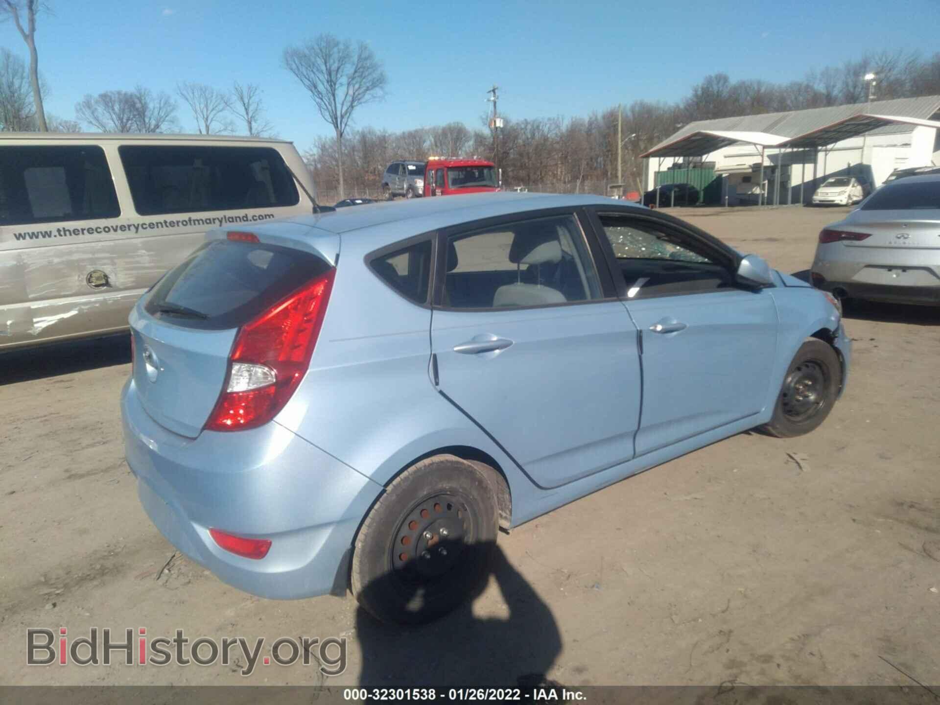2013 HYUNDAI ACCENT - VIN: KMHCT5AEXDU128901 - Фото 4