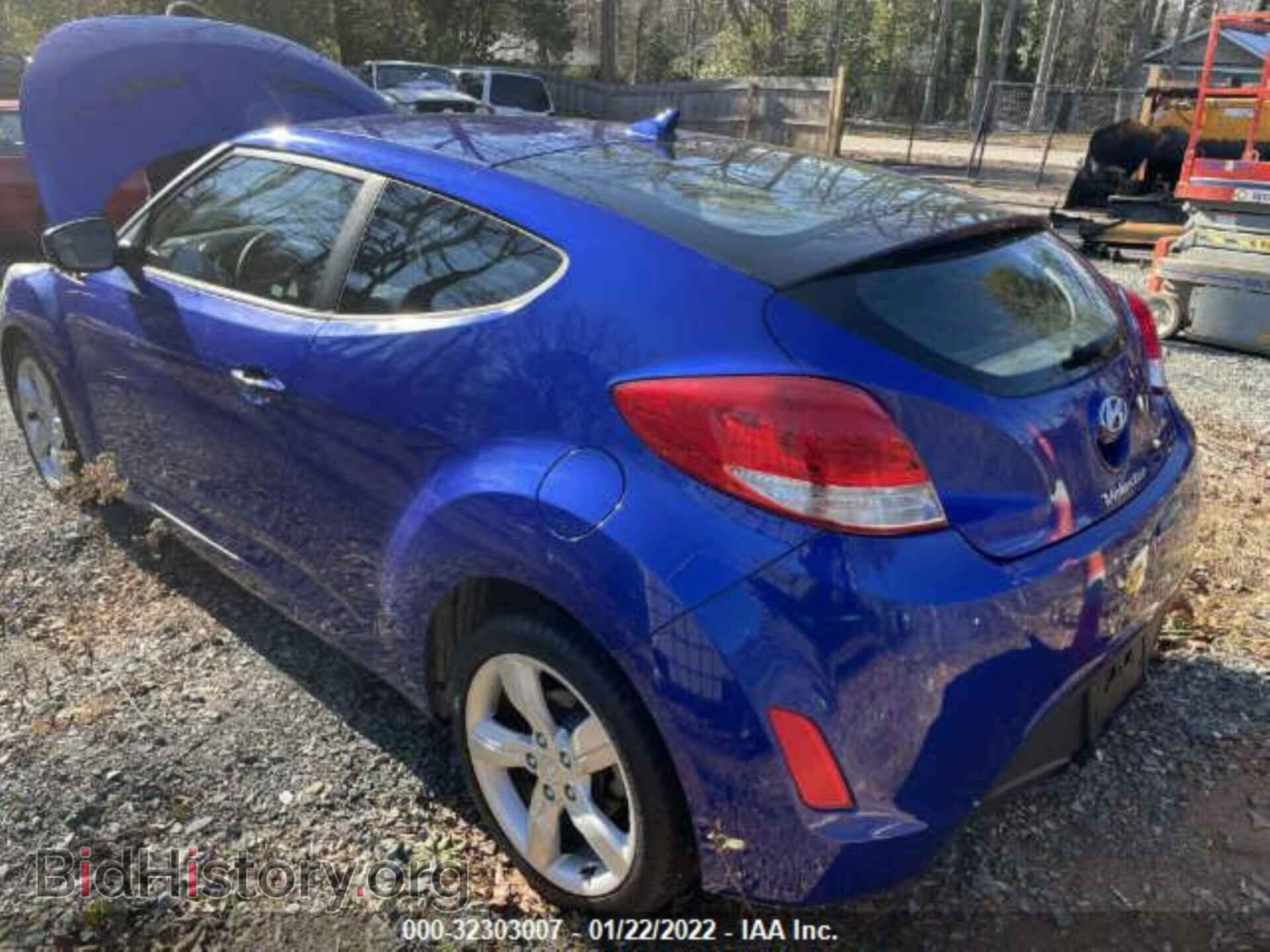 2014 HYUNDAI VELOSTER - VIN: KMHTC6AD1EU209574 - Фото 3