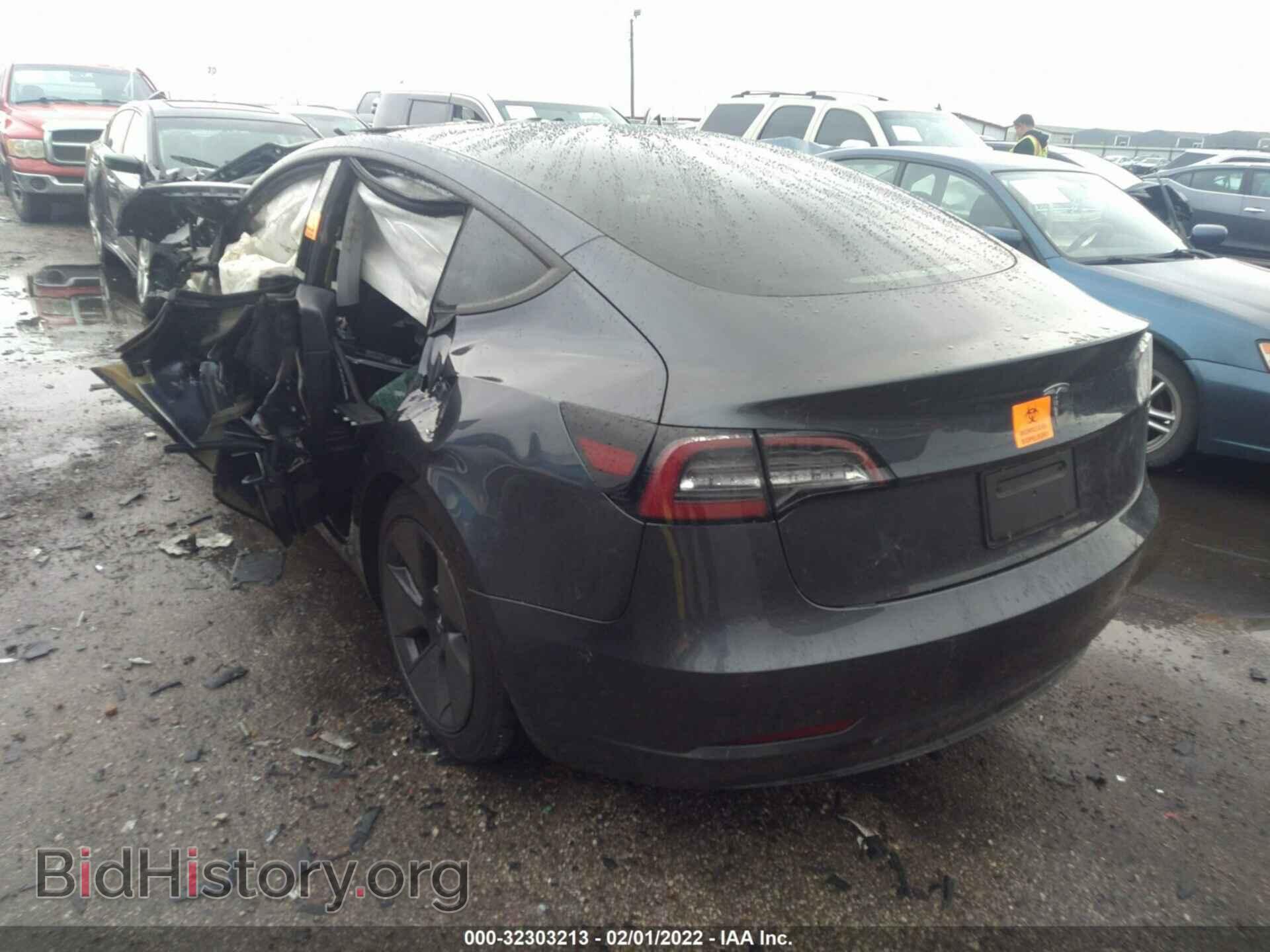 2021 TESLA MODEL 3 - VIN: 5YJ3E1EA7MF986172 - Фото 3
