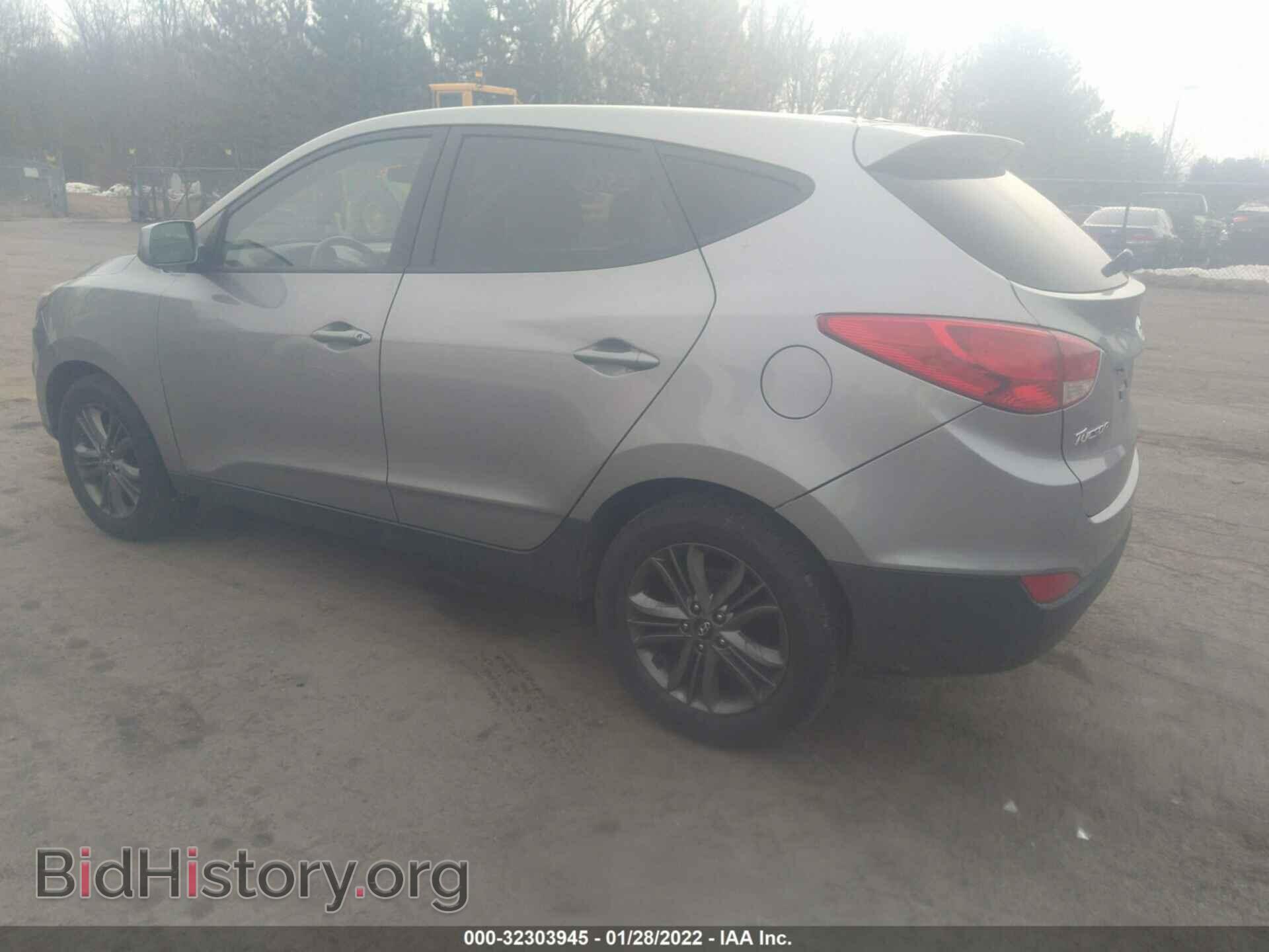 2014 HYUNDAI TUCSON - VIN: KM8JTCAF2EU819779 - Фото 3