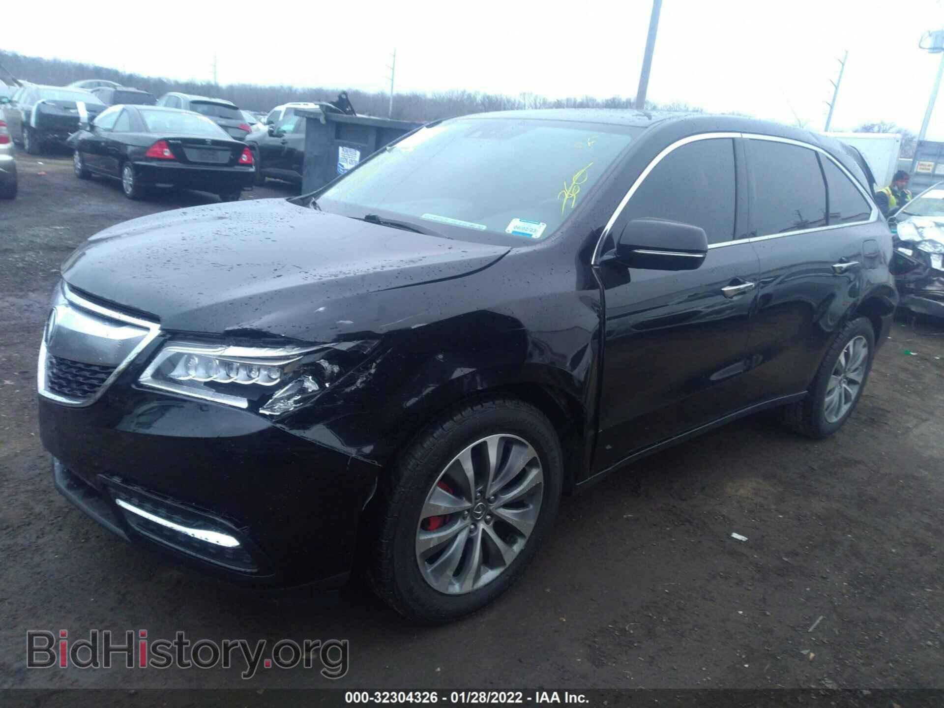 2015 ACURA MDX - VIN: 5FRYD4H41FB031997 - Фото 2