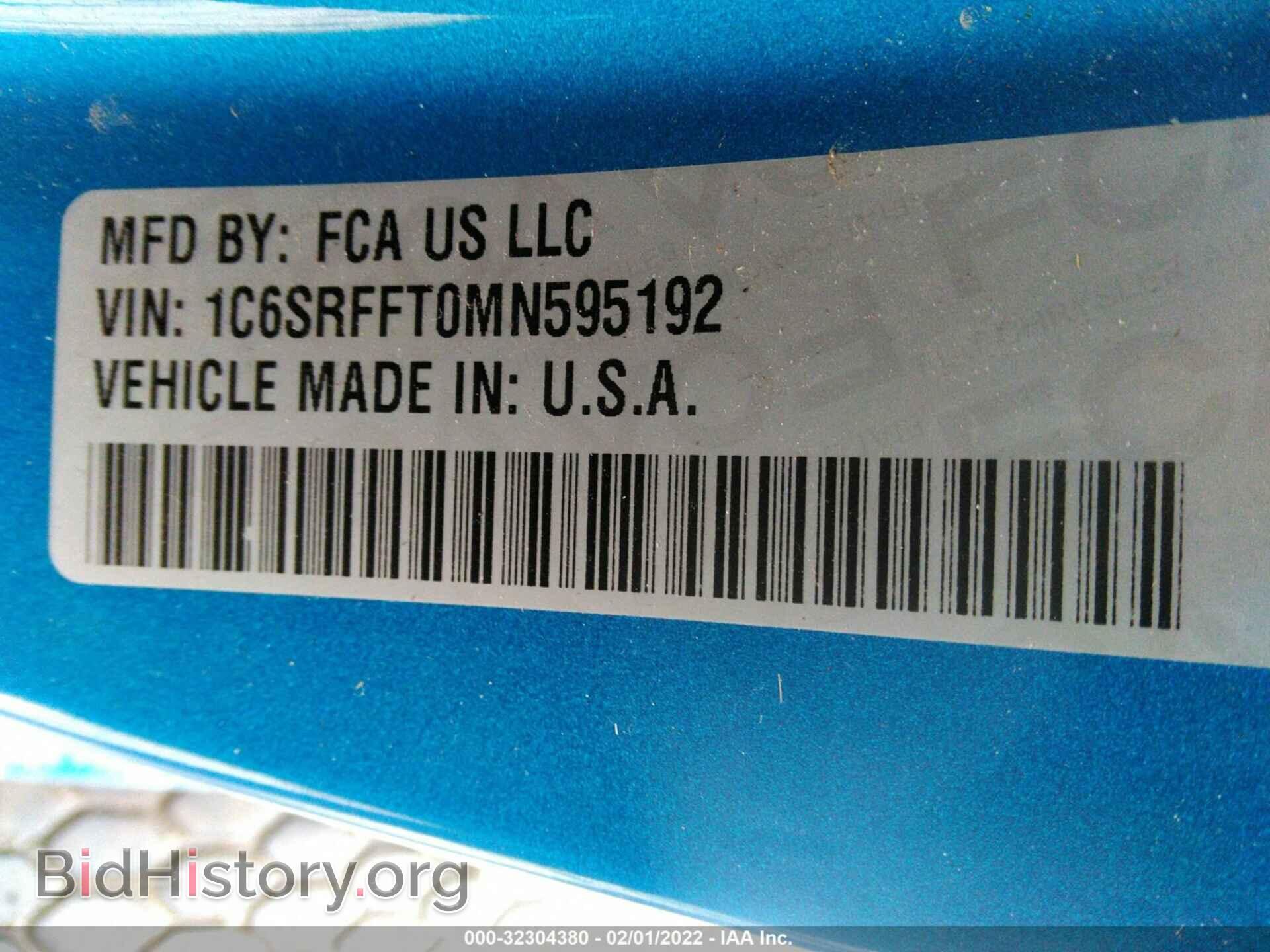 2021 RAM 1500 - VIN: 1C6SRFFT0MN595192 - Фото 9