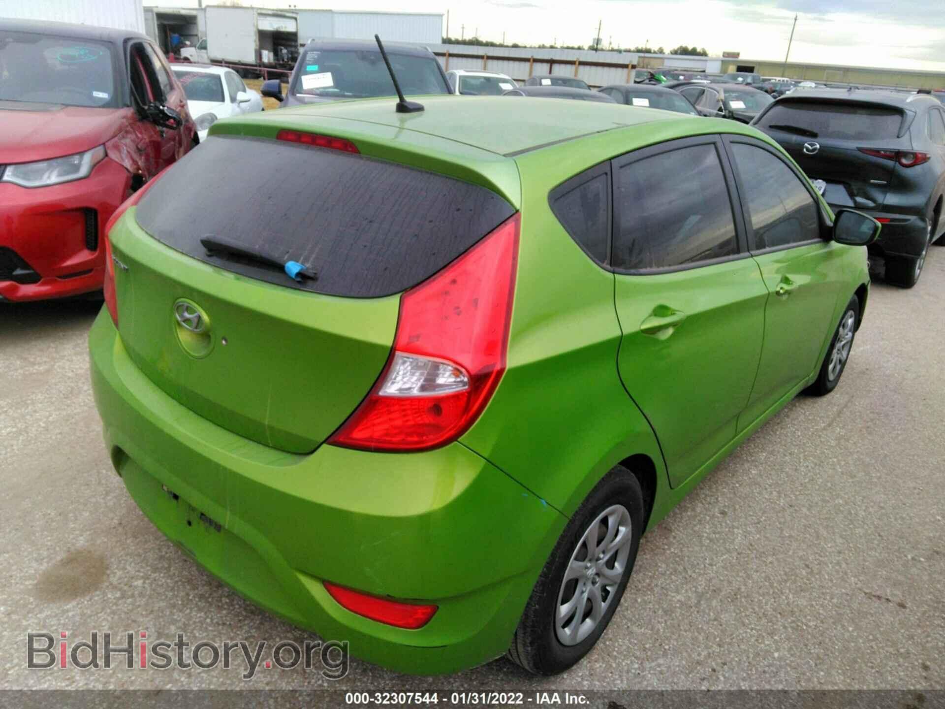 2013 HYUNDAI ACCENT - VIN: KMHCT5AEXDU140322 - Фото 4