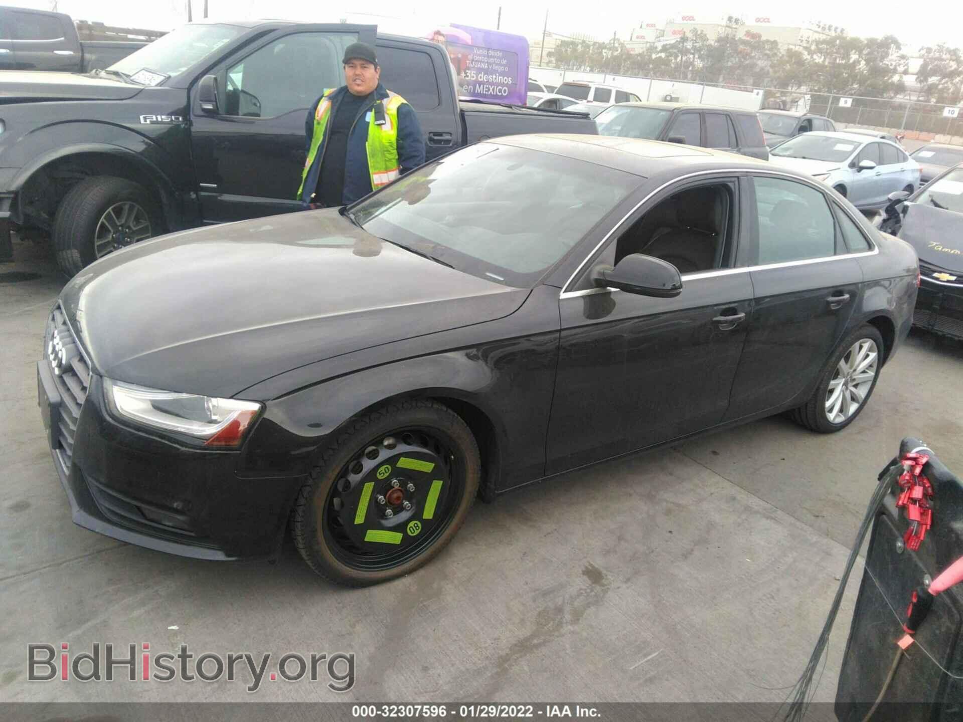 2013 AUDI A4 - VIN: WAUFFAFL4DN029622 - Фото 2