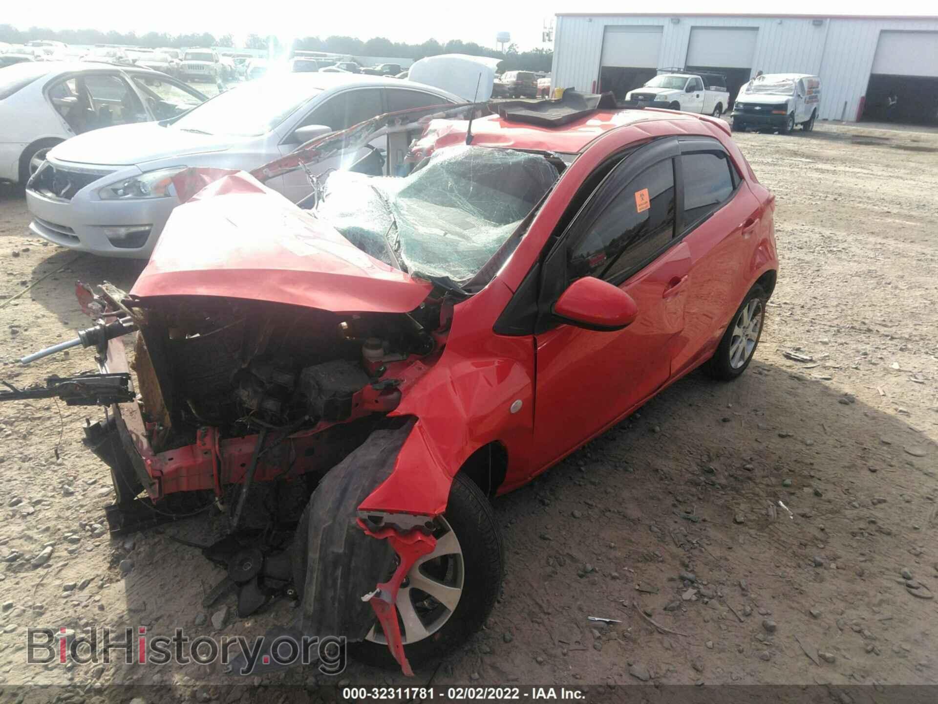 2012 MAZDA MAZDA2 - VIN: JM1DE1LY6C0135319 - Фото 2