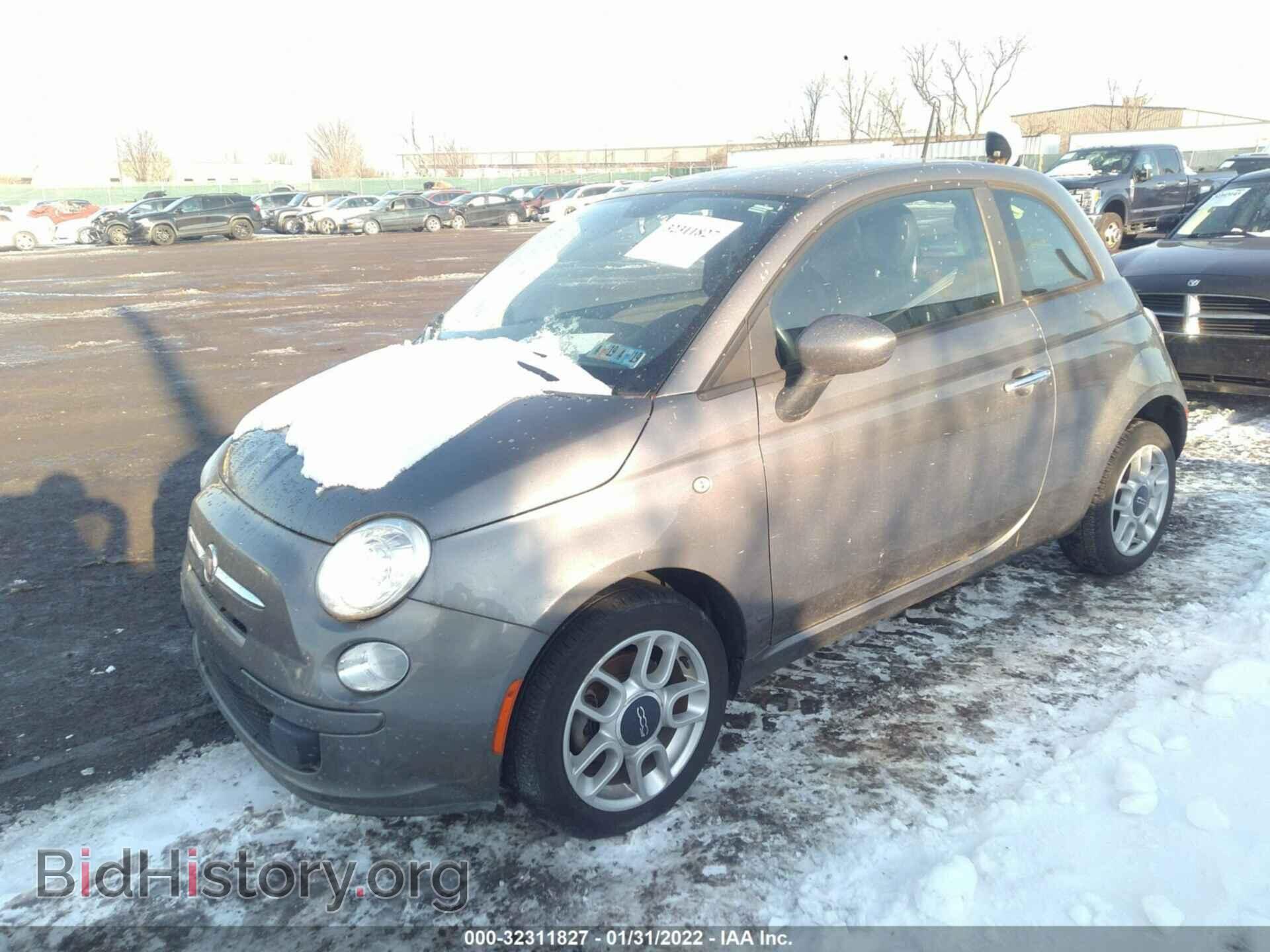 2012 FIAT 500 - VIN: 3C3CFFAR0CT362207 - Фото 2