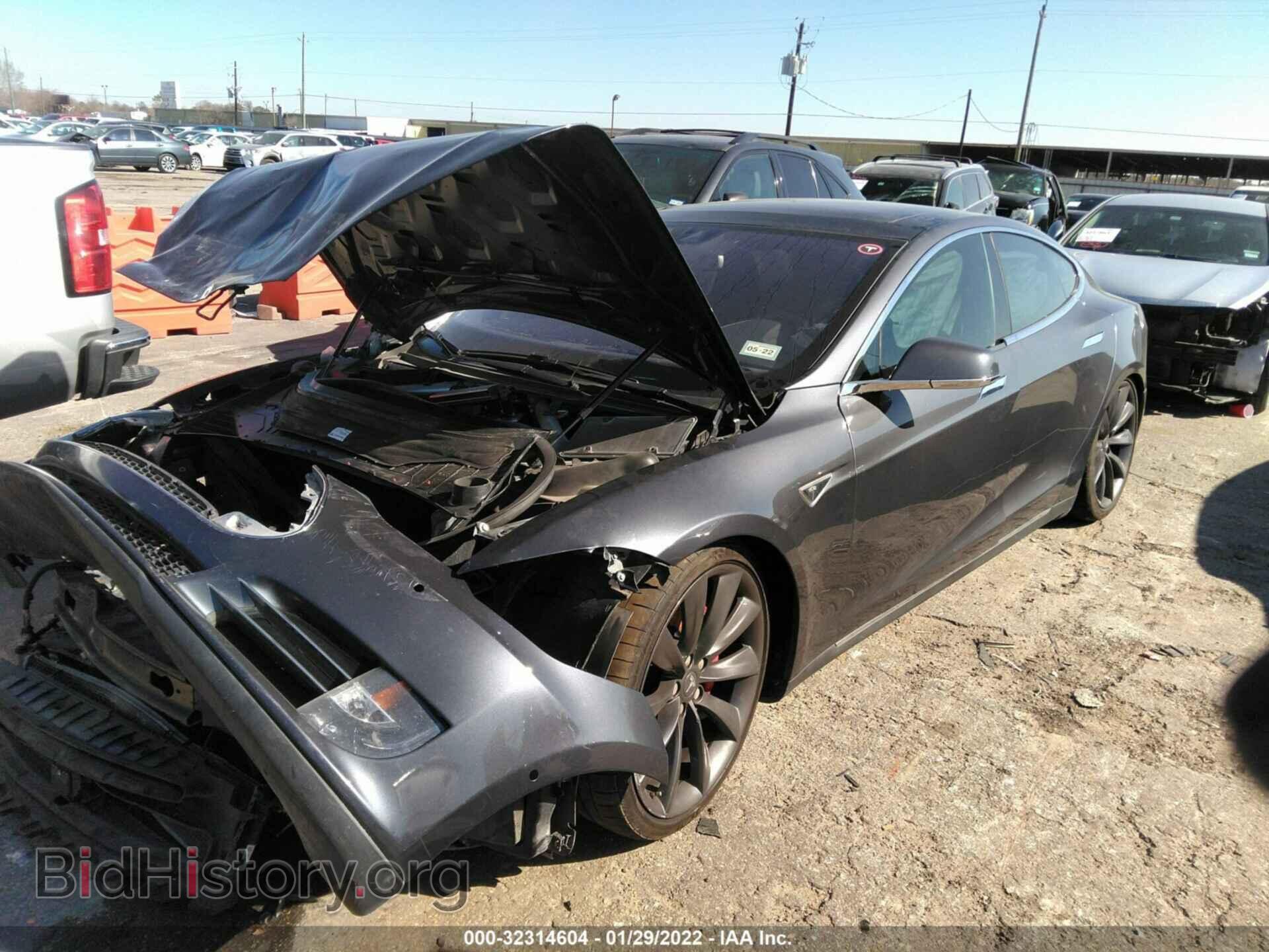 2015 TESLA MODEL S - VIN: 5YJSA1E47FF106608 - Фото 2