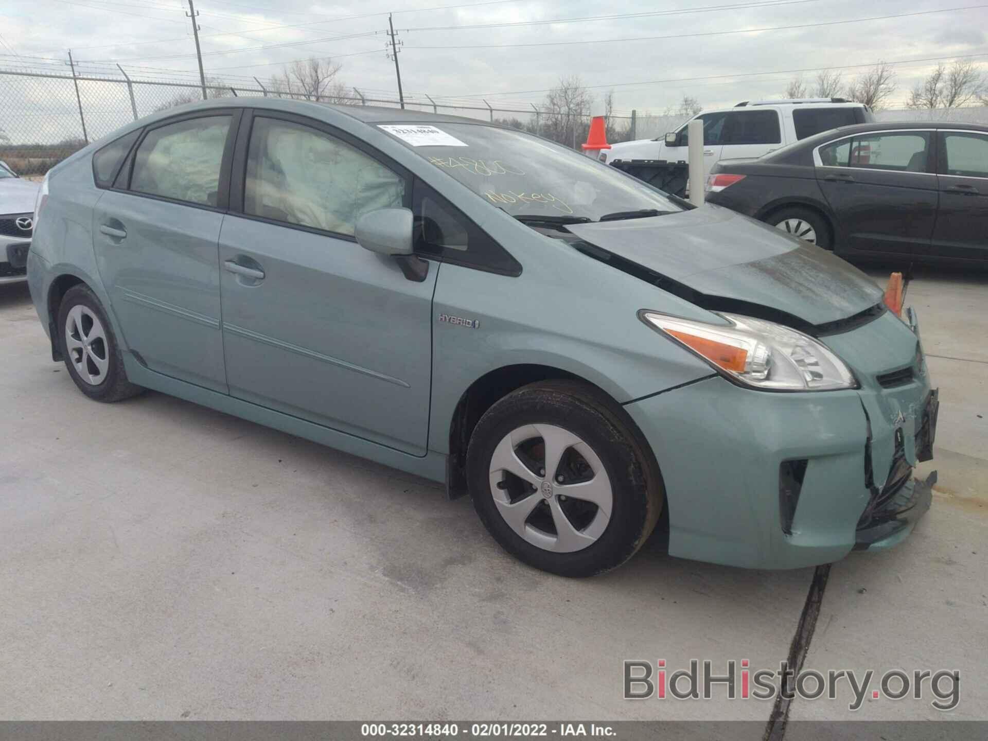 Photo JTDKN3DUXE1846338 - TOYOTA PRIUS 2014