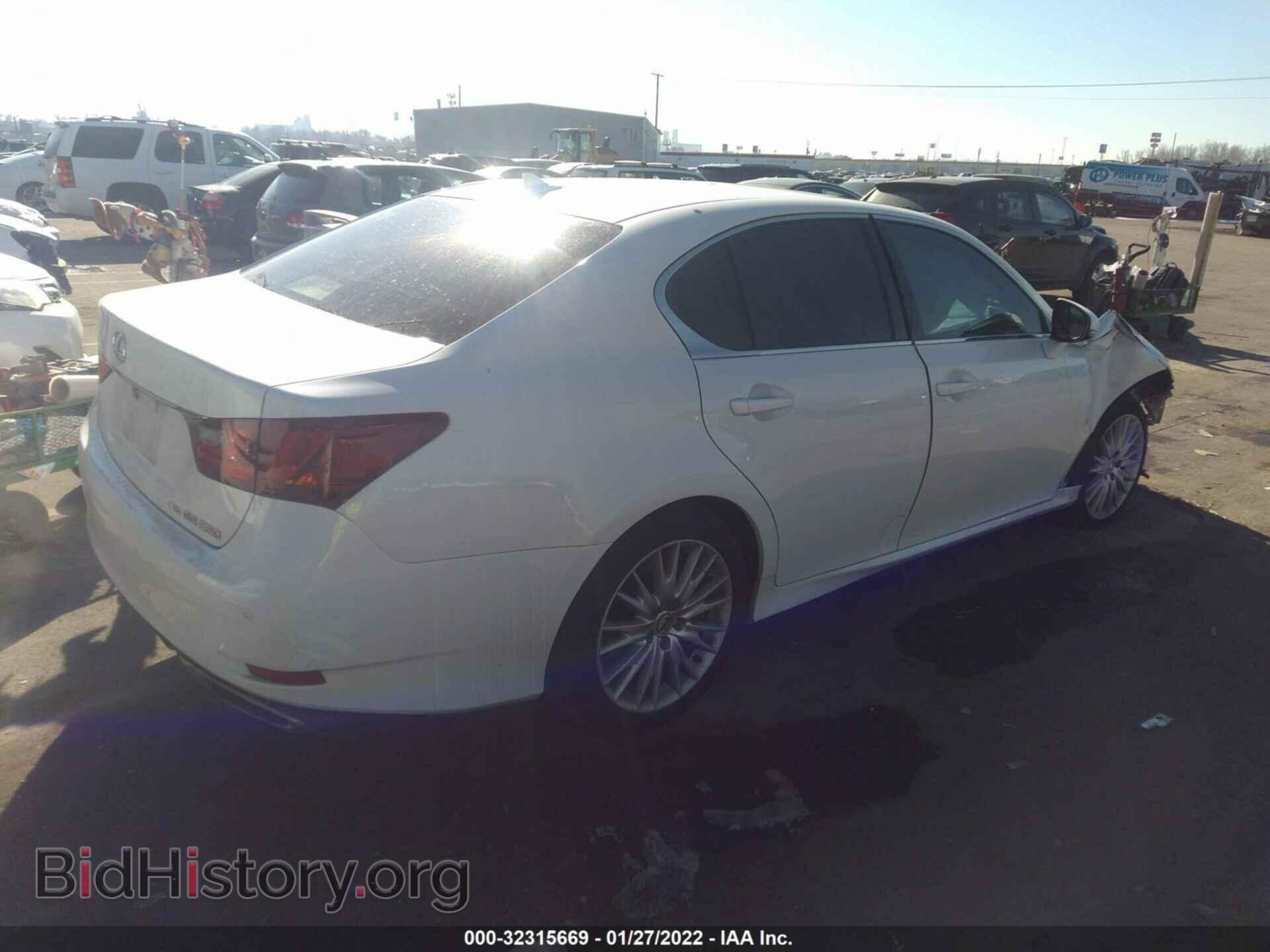2013 LEXUS GS 350 - VIN: JTHCE1BL9D5009508 - Photo 4