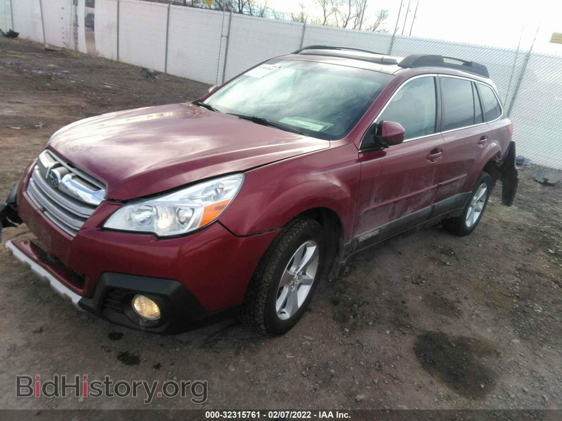 2014 SUBARU OUTBACK - VIN: 4S4BRBLC0E3232812 - Фото 2